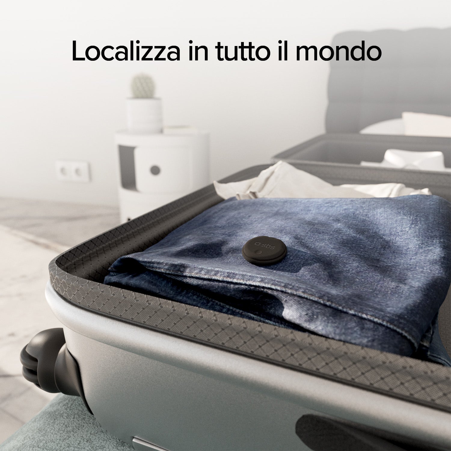 Localizzatori Tracker Wireless compatibili con Apple Find My e Google Find Hub