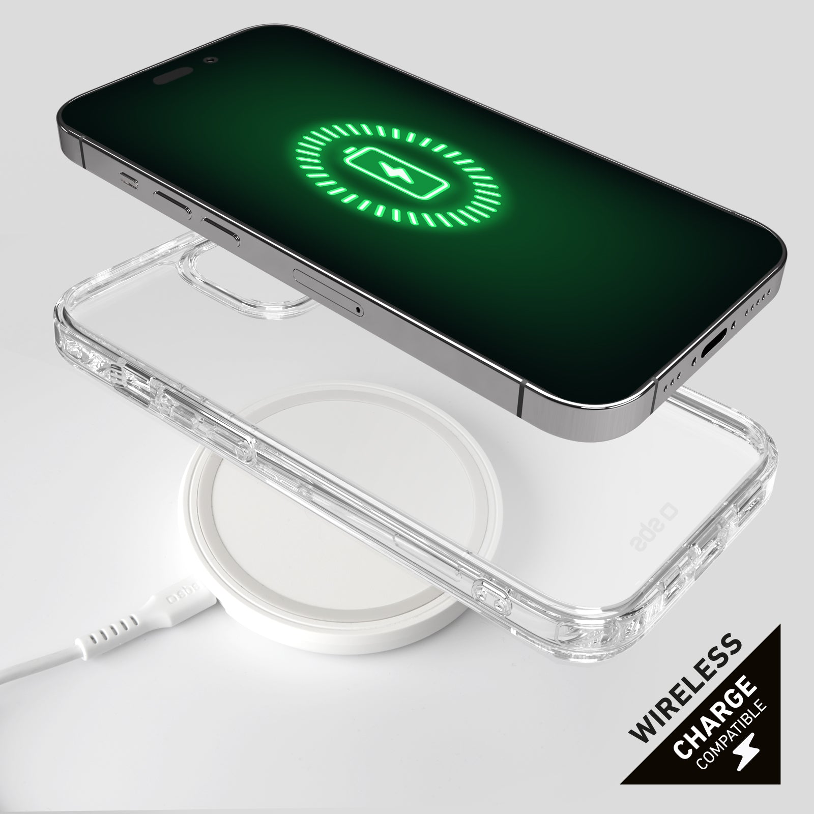Funda ecosostenible fabricada con materiales reciclados para el iPhone 15 Plus