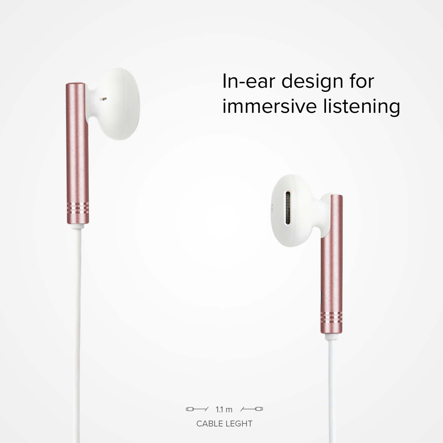 Auriculares de metal Gold Collection