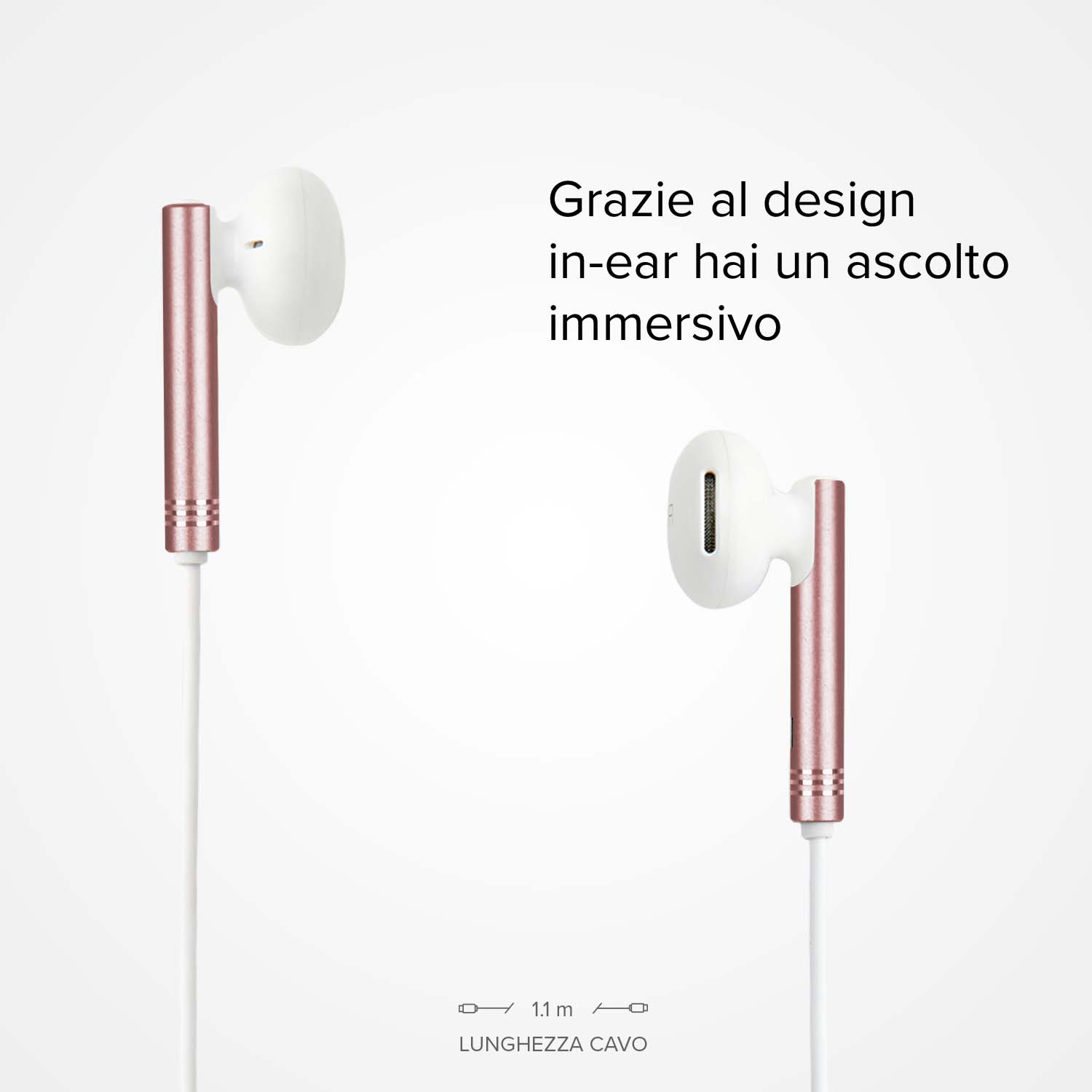 Auriculares de metal Gold Collection