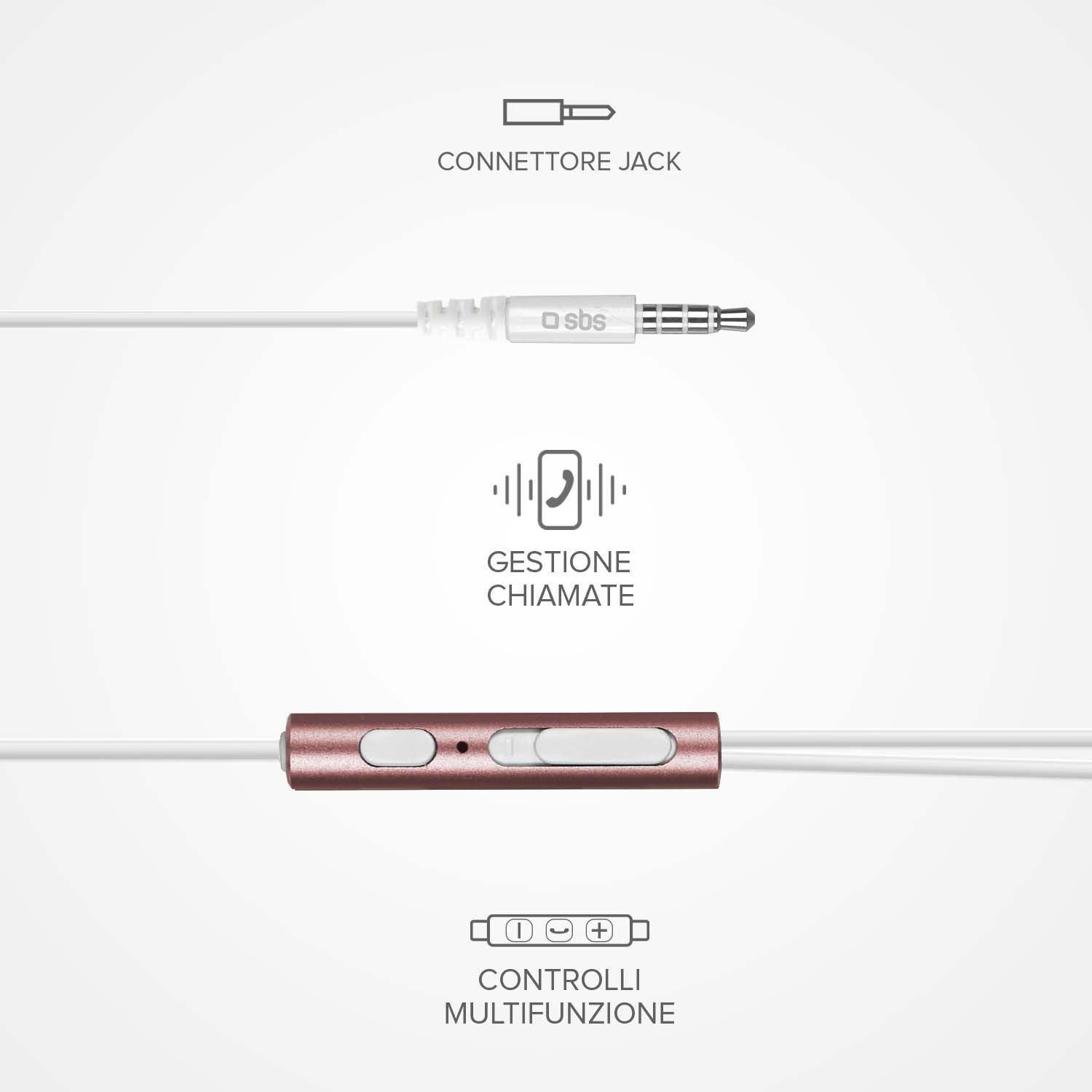 Auriculares de metal Gold Collection