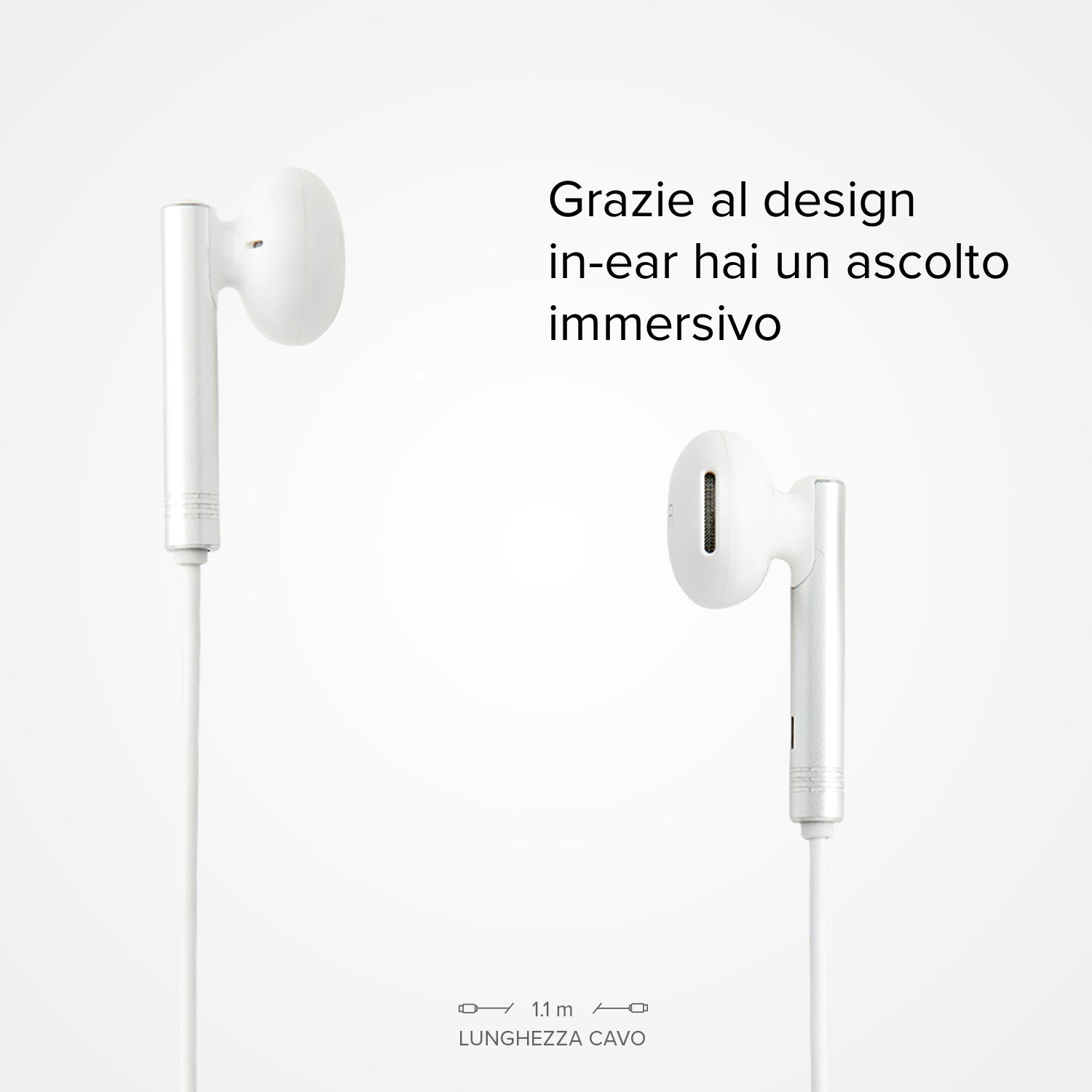 Auriculares de metal Gold Collection