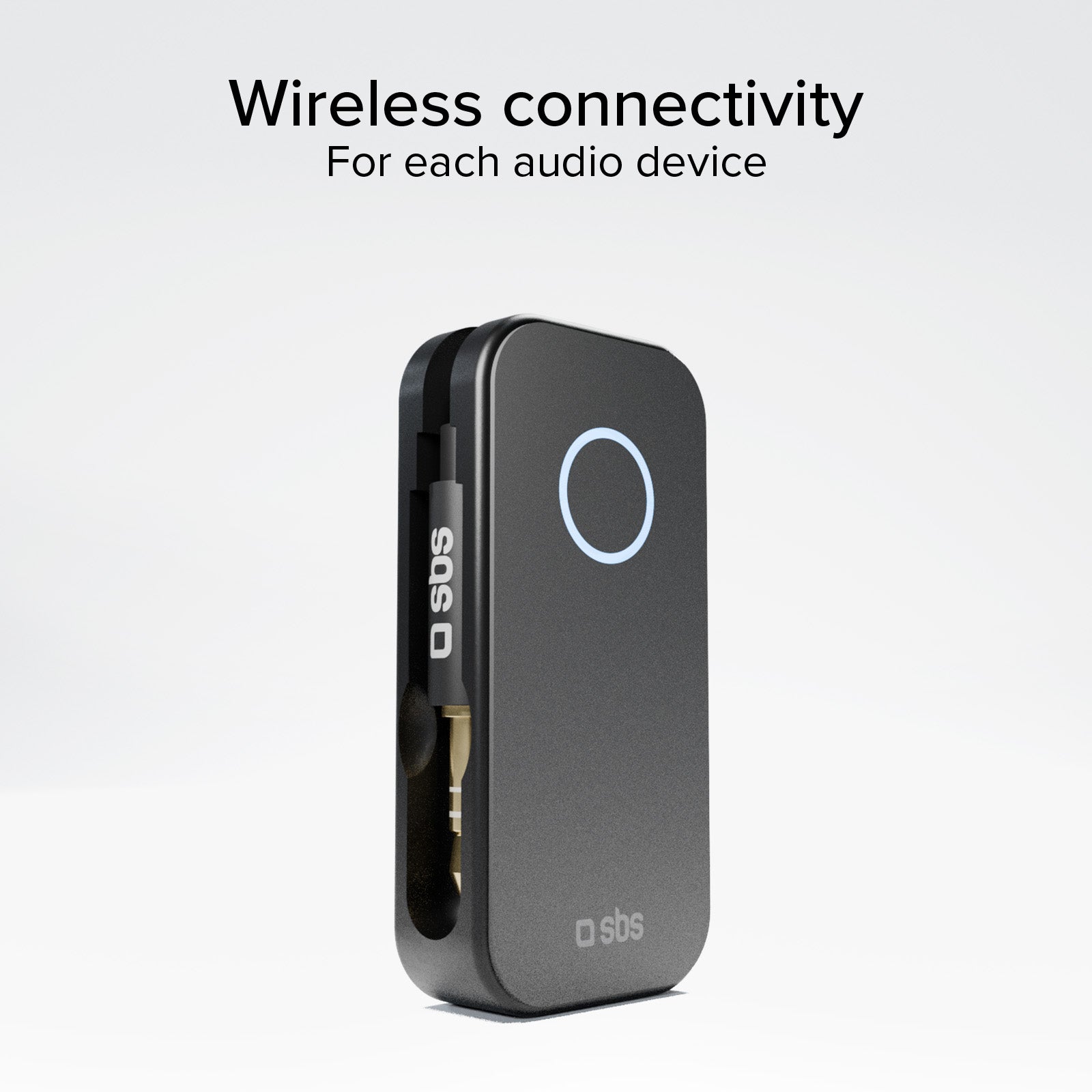 Adattatore audio wireless 2-in-1 RX/TX con jack 3,5mm universale