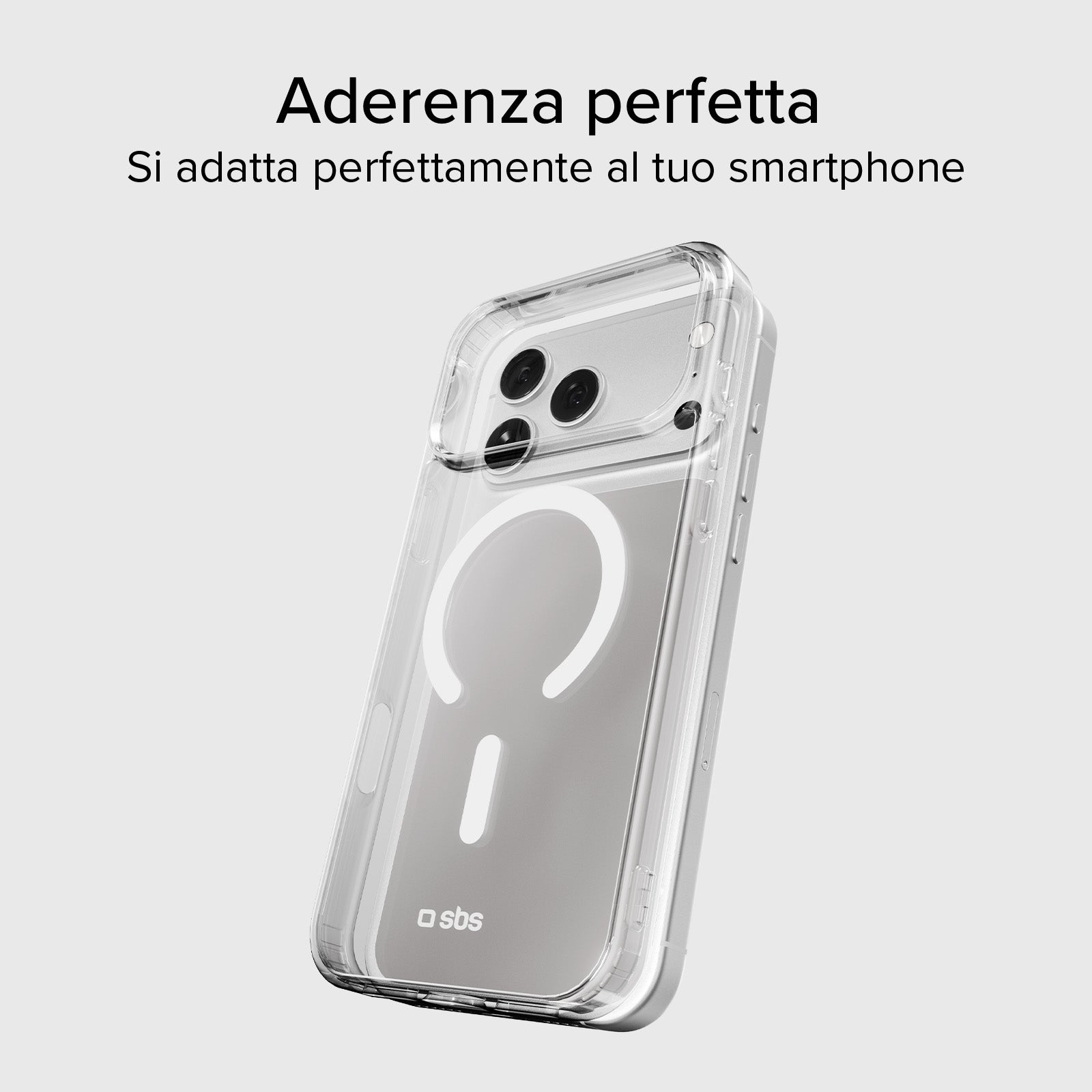 Funda transparente y fina para iPhone 17 Pro compatible con carga MagSafe