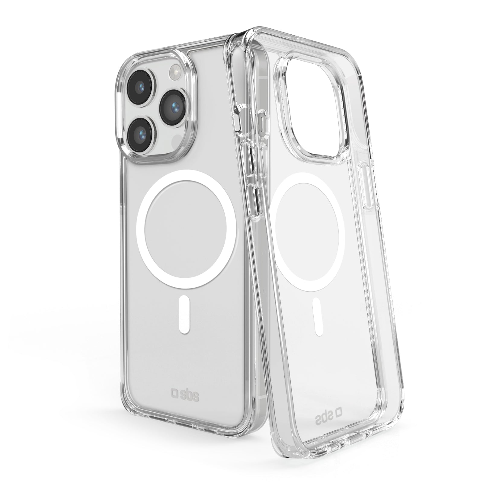 Cover trasparente rigida compatibile con ricarica MagSafe per iPhone 14 Pro