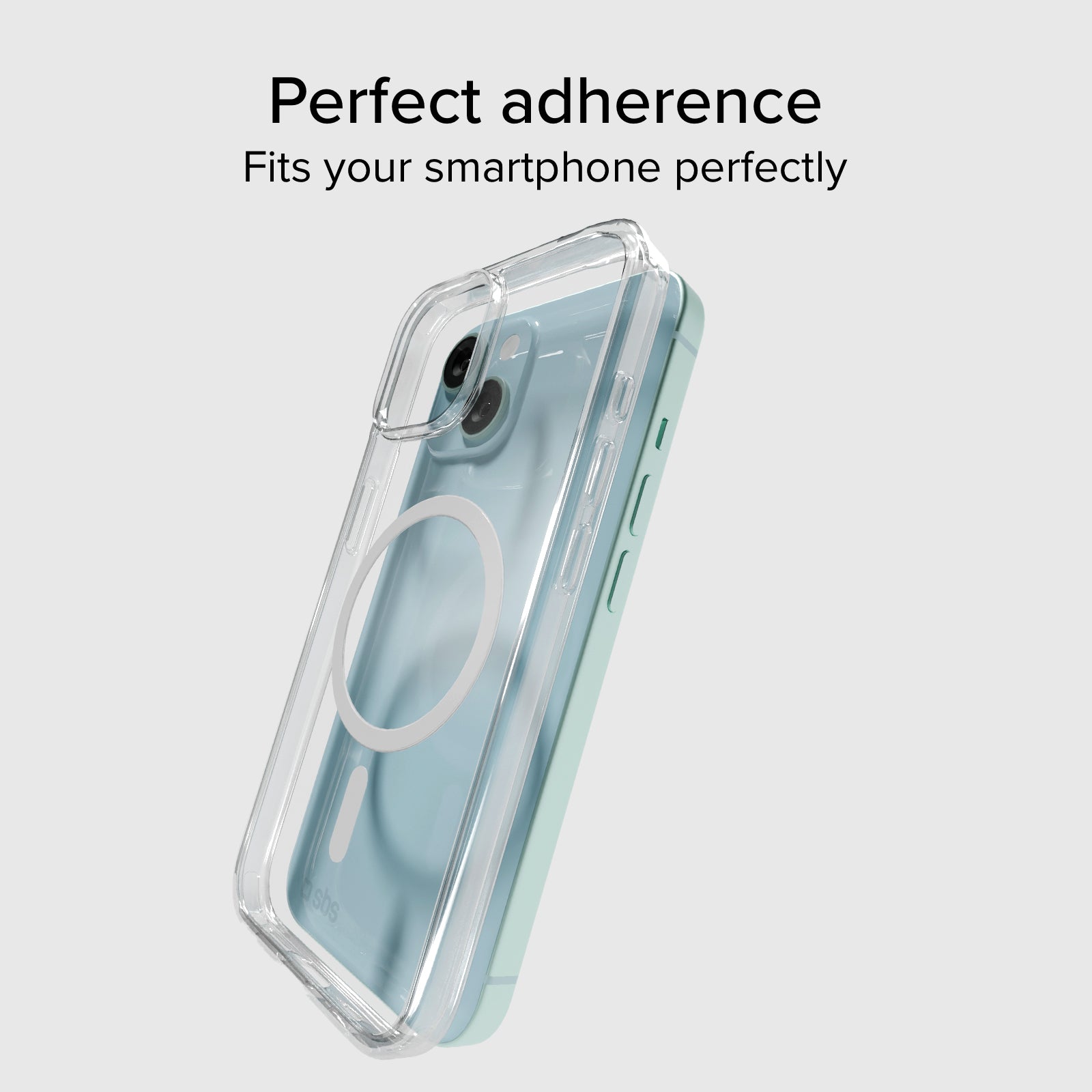 Coque transparente rigide, compatible recharge MagSafe pour iPhone 14/13