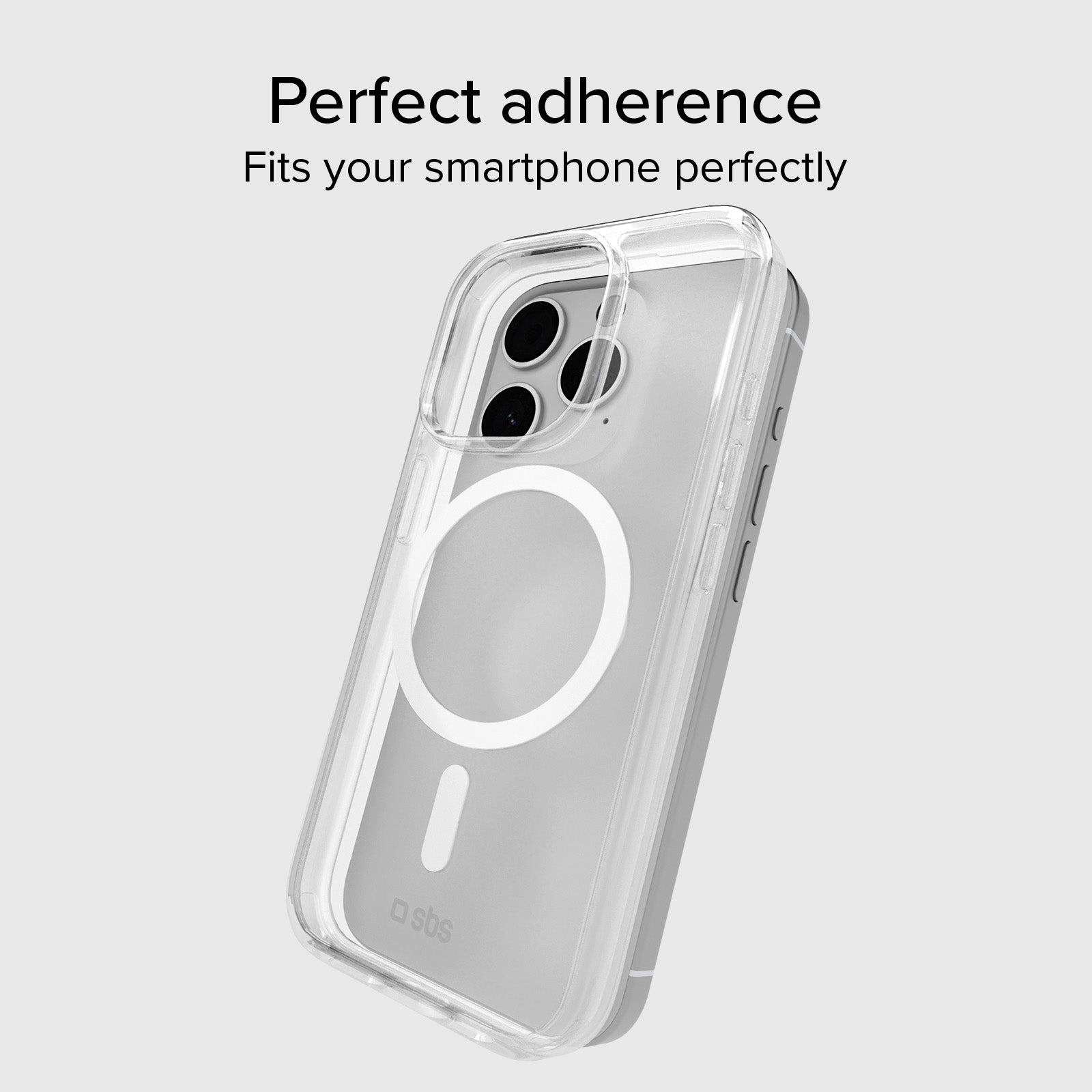 Coque transparente rigide, compatible recharge MagSafe pour iPhone 15 Pro