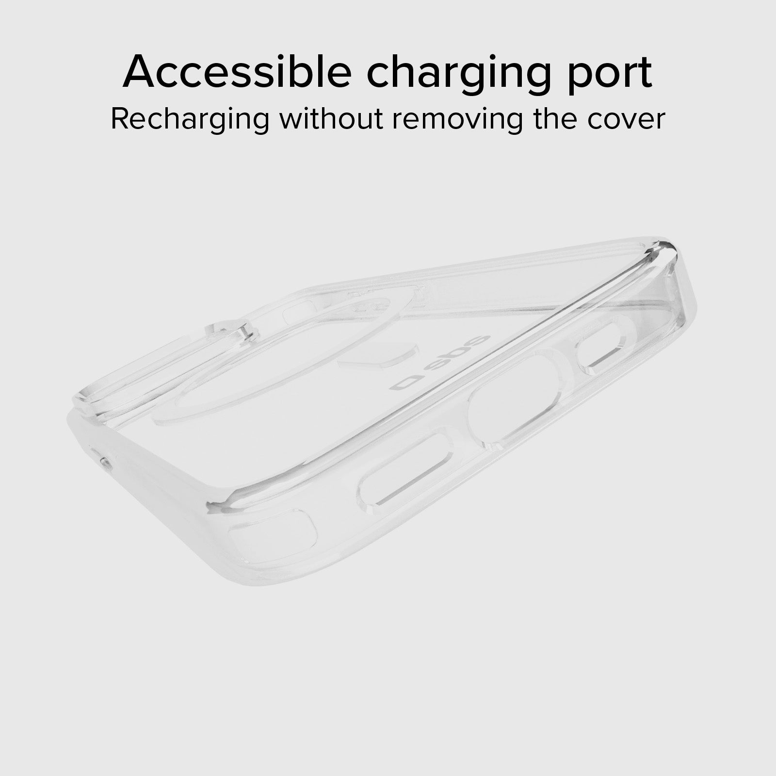 Coque transparente rigide, compatible recharge MagSafe pour iPhone 15 Pro