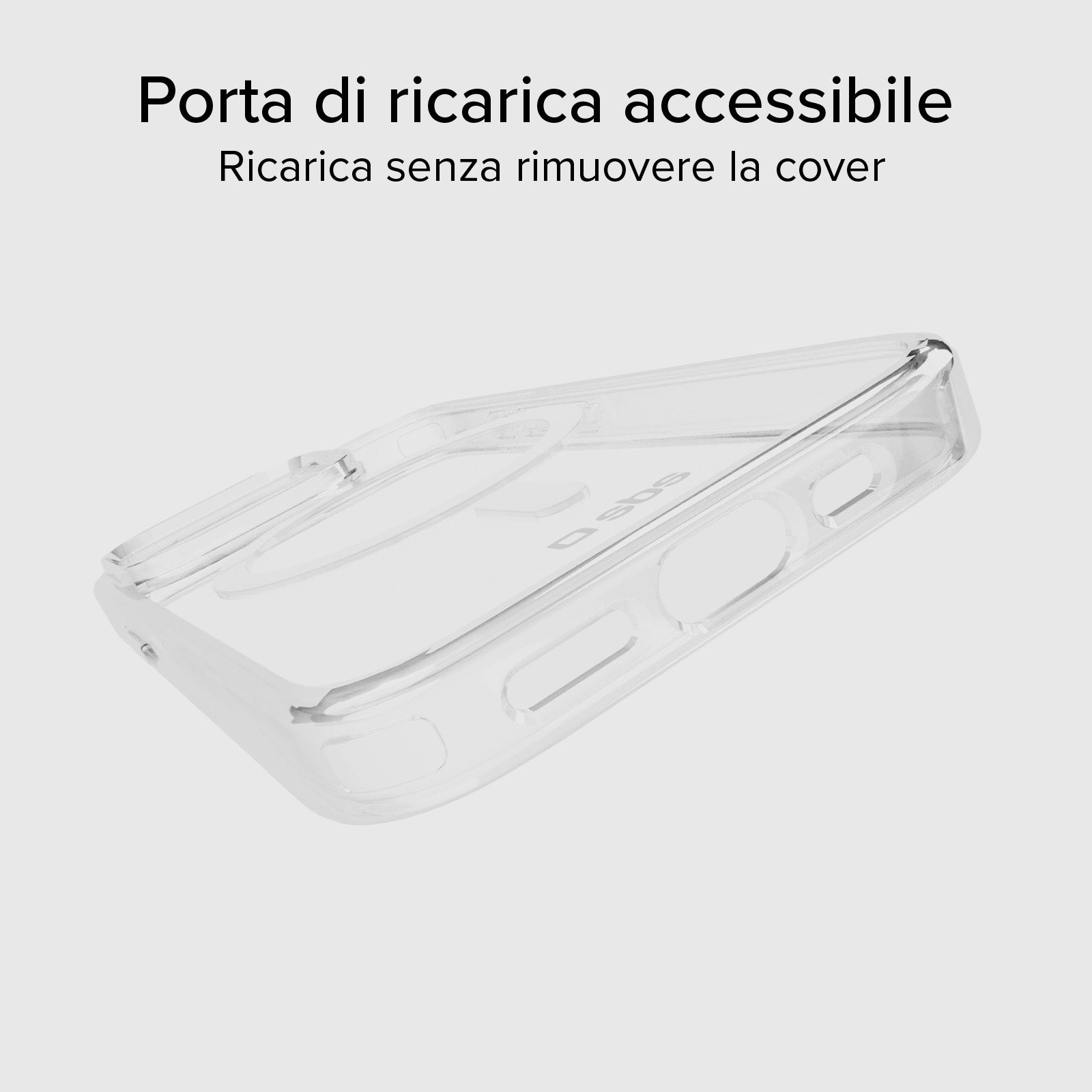 Coque transparente rigide, compatible recharge MagSafe pour iPhone 15 Pro