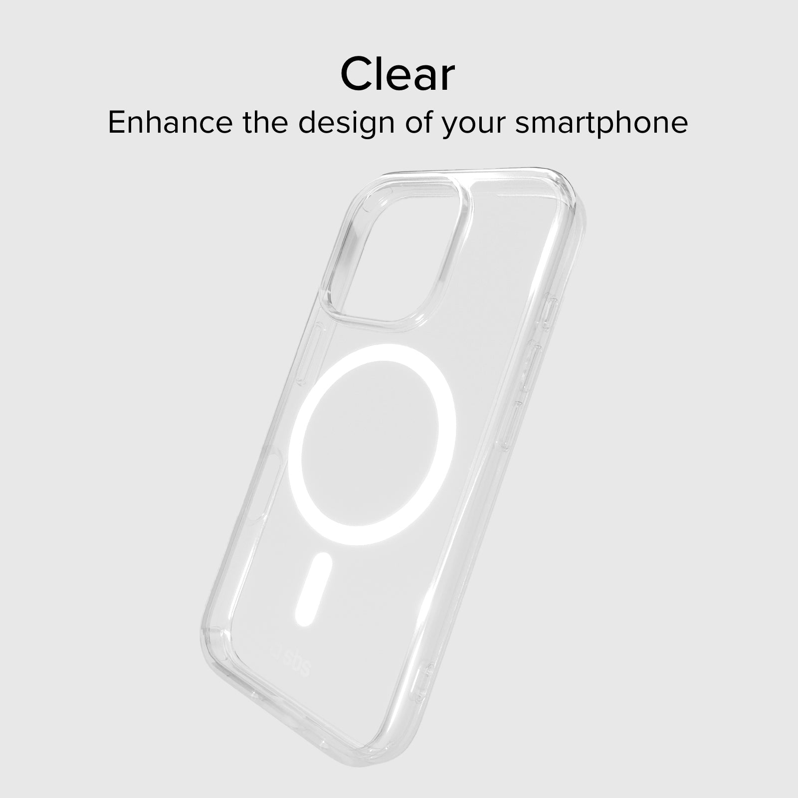 Cover trasparente rigida compatibile con ricarica MagSafe per iPhone 16 Pro Max