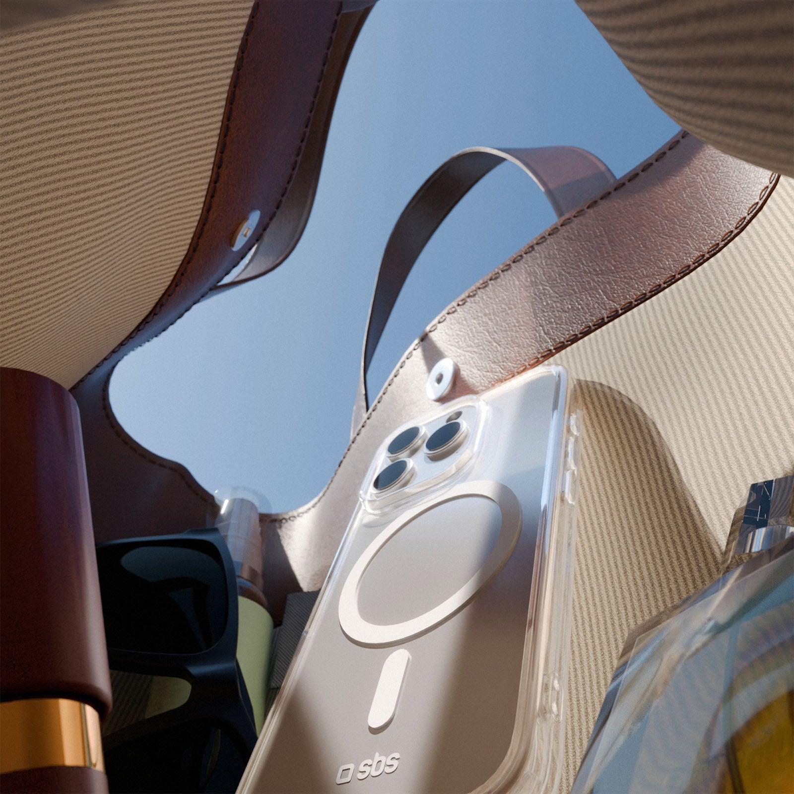 Transparente steife Hülle, kompatibel mit MagSafe-Ladefunktion für iPhone 16 Pro Max