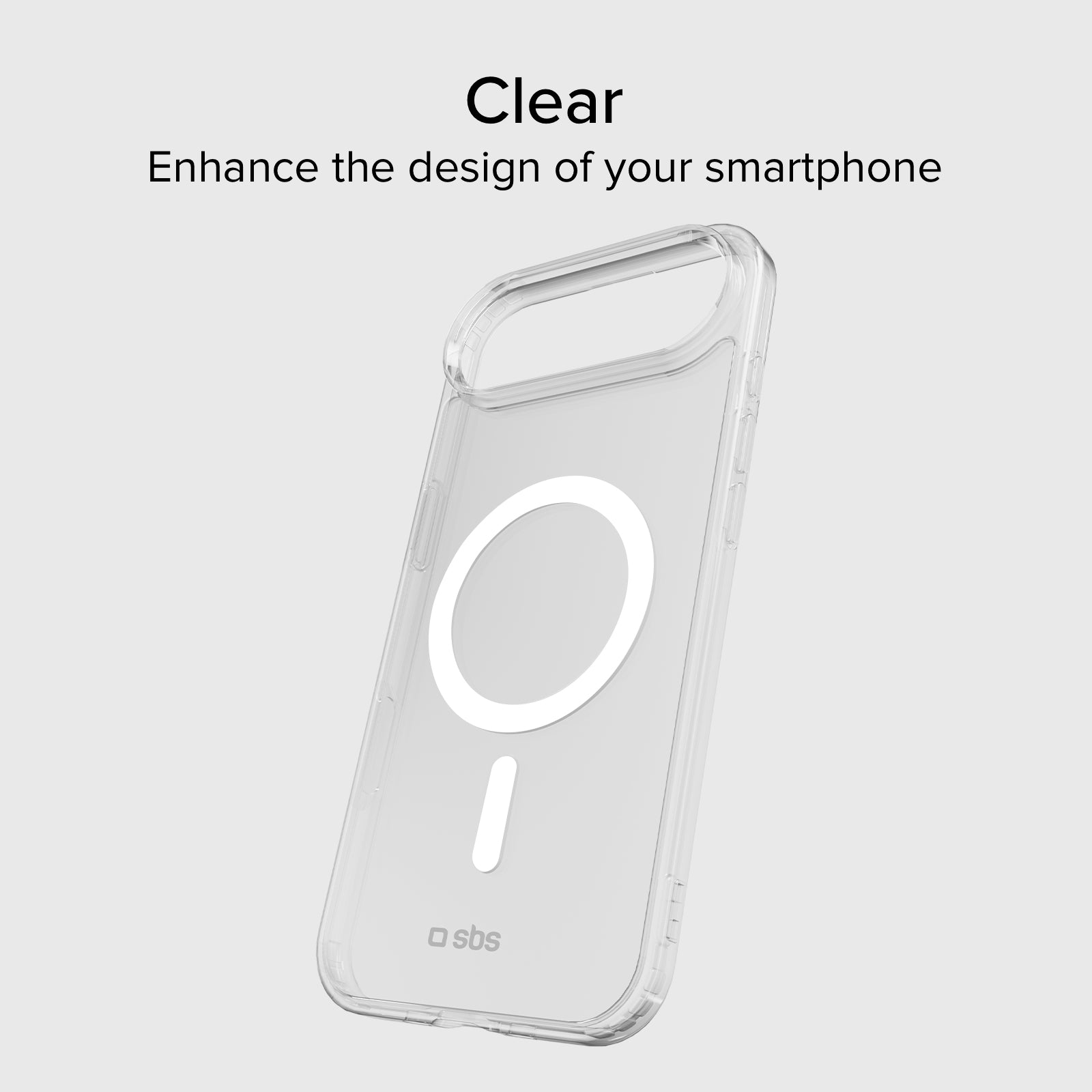 Transparente steife Hülle, kompatibel mit MagSafe-Ladefunktion für iPhone Air