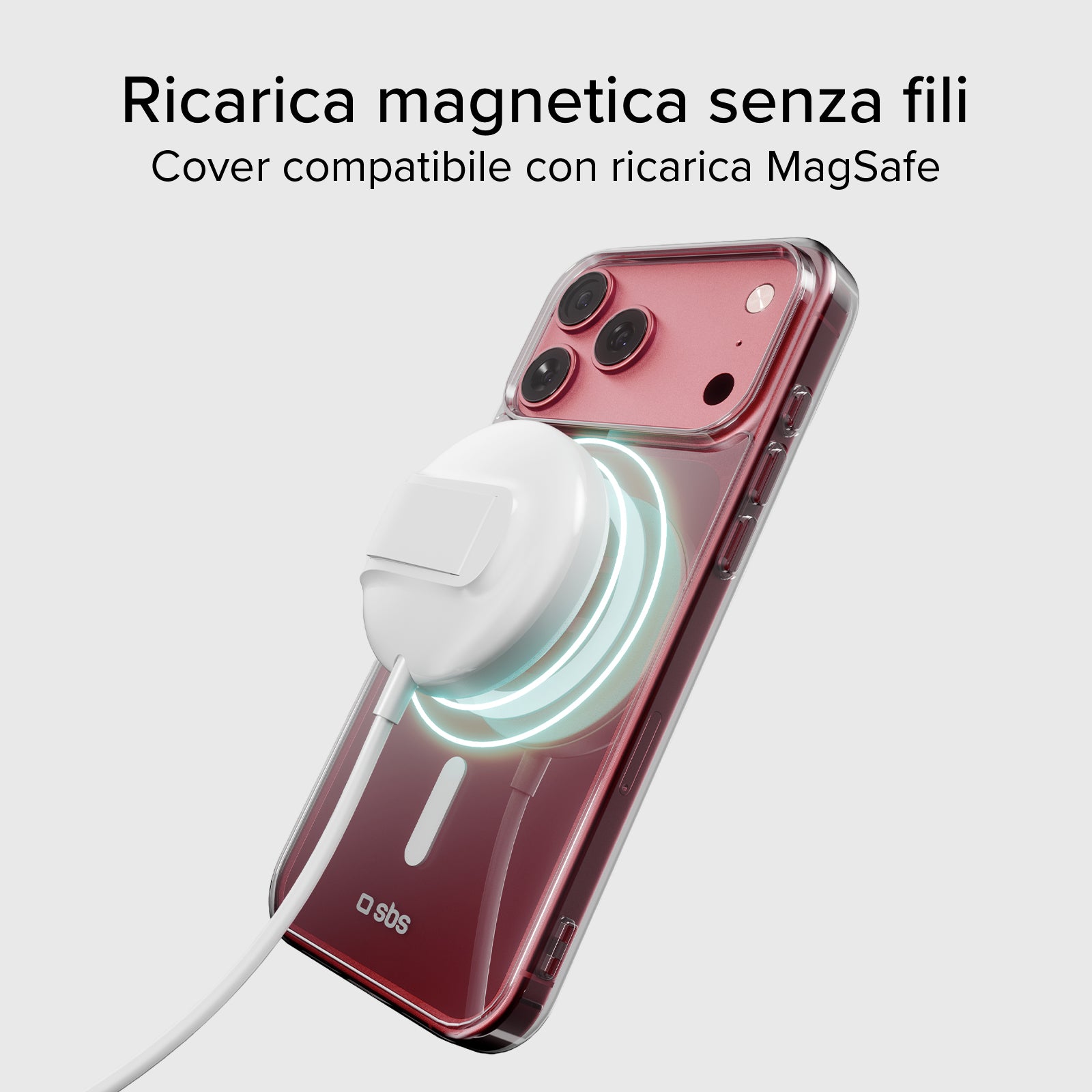 Coque rigide compatible avec la recharge sans fil magnétique pour iPhone 18 Pro/17 Pro