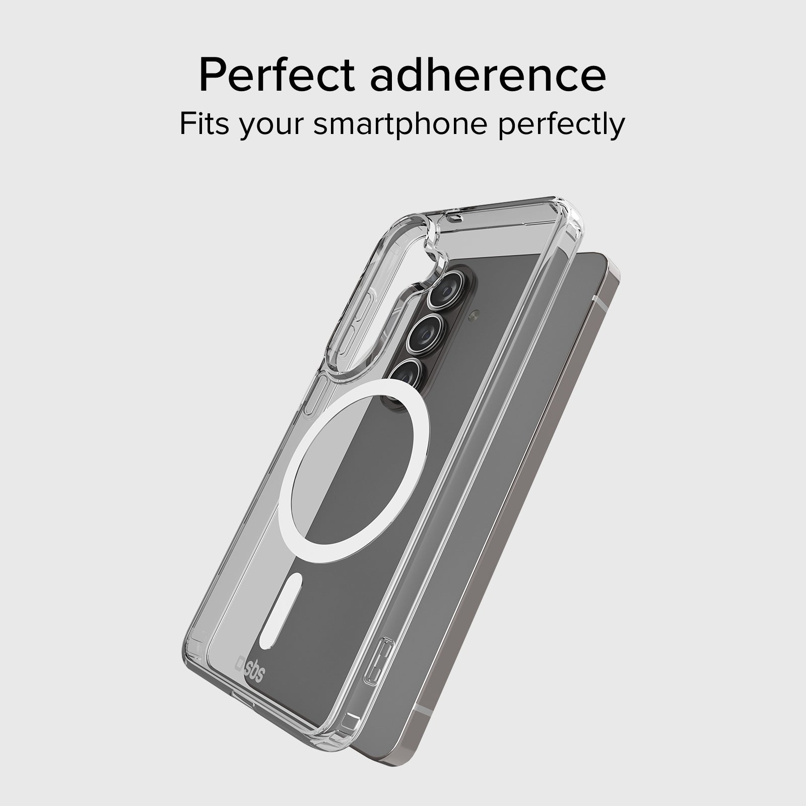 Coque rigide transparente compatible avec la recharge magnétique sans fil pour Samsung S26