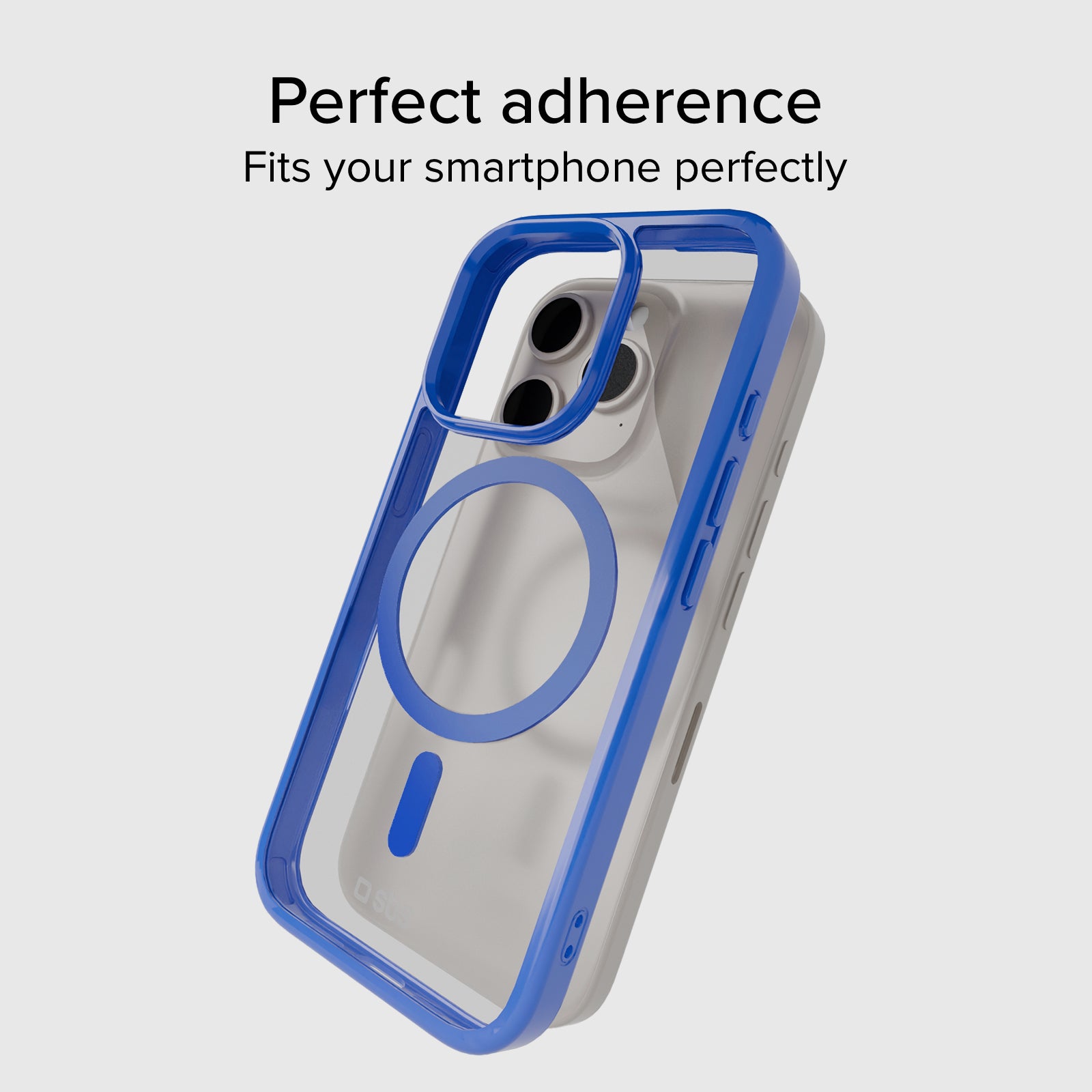 Case für iPhone 15 Pro mit farbigen Rändern, kompatibel mit MagSafe Aufladung