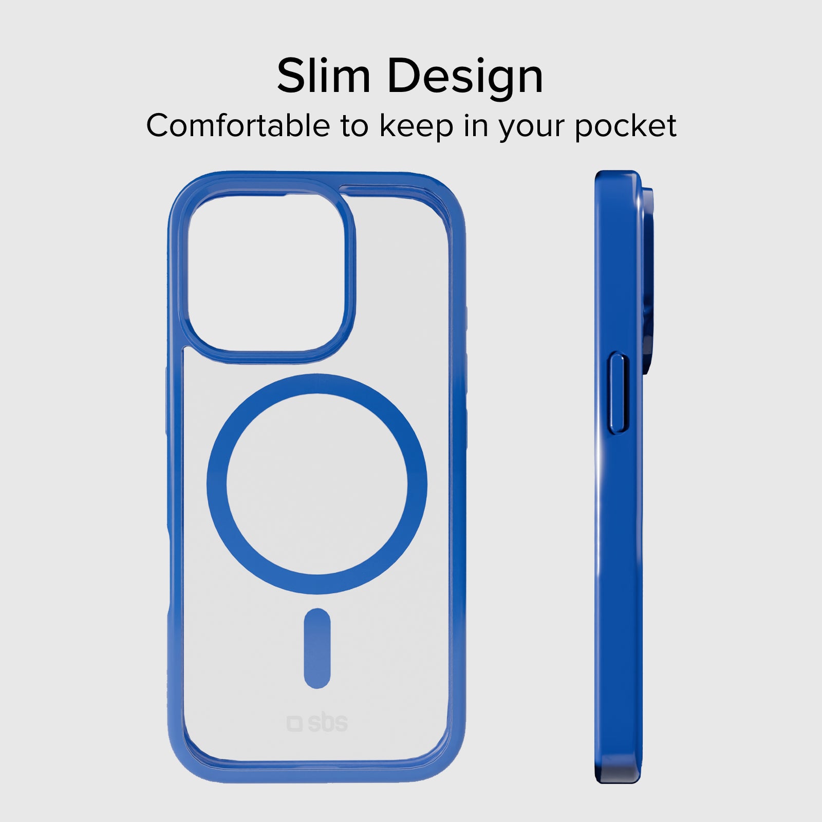 Case für iPhone 15 Pro mit farbigen Rändern, kompatibel mit MagSafe Aufladung