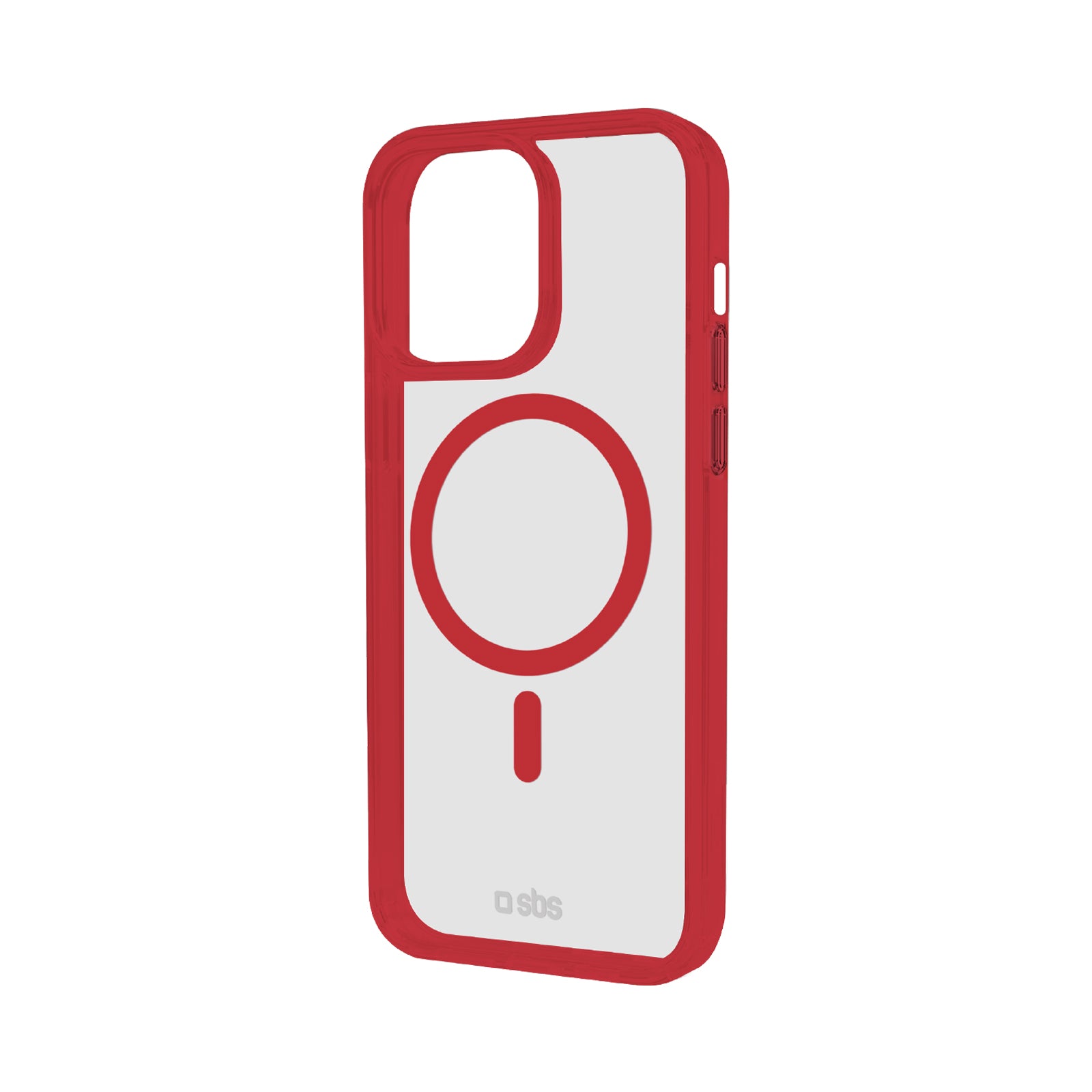 Cover for iPhone 15 with coloured edges compatible with MagSafe charging