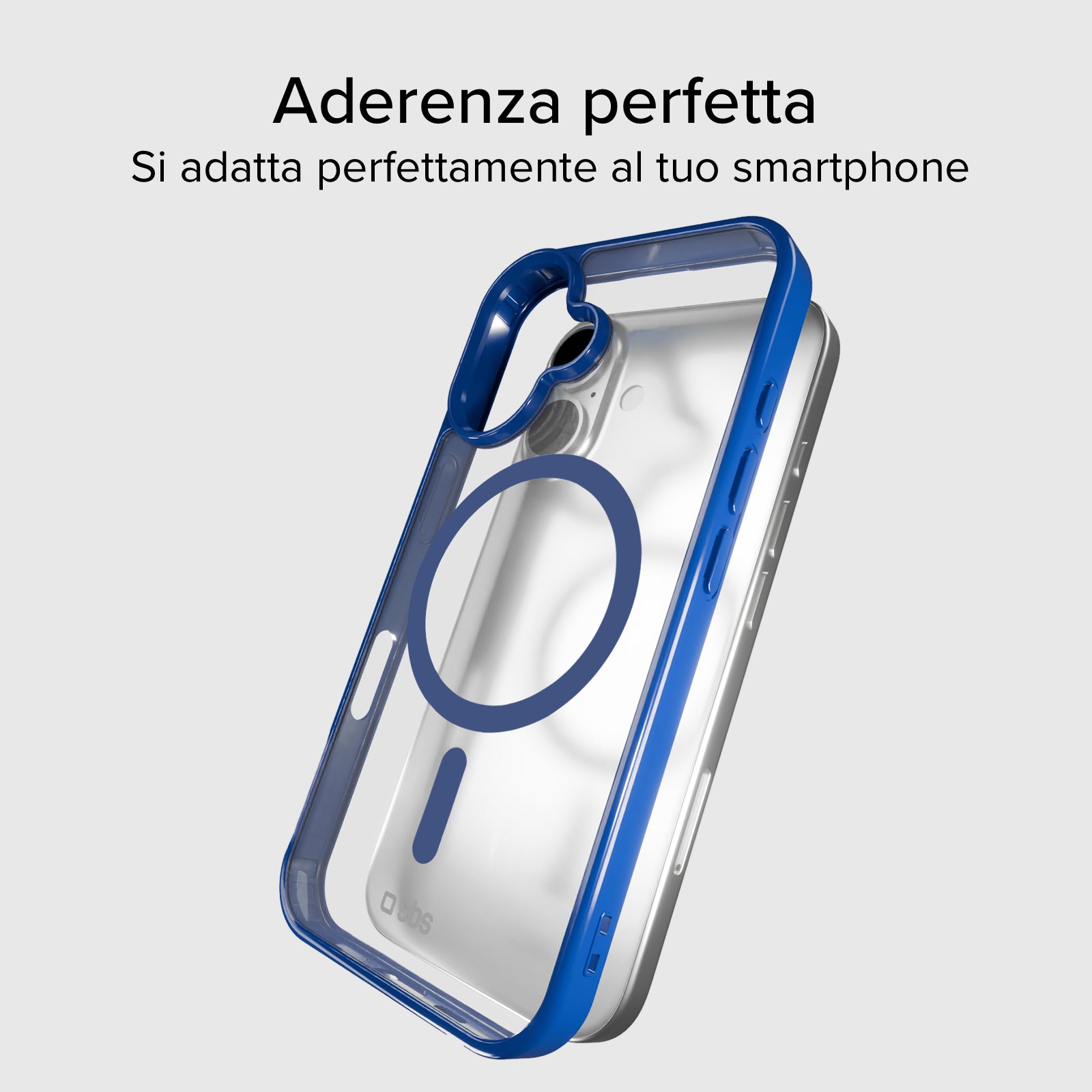 Cover for iPhone 16 with coloured edges compatible with MagSafe charging