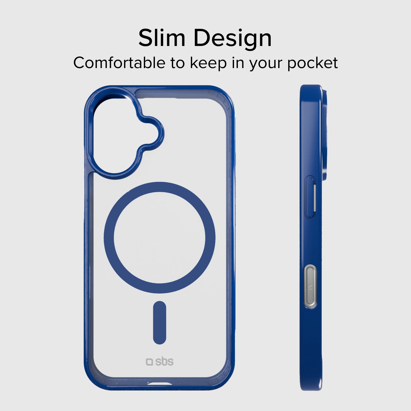 Case für iPhone 16 mit farbigen Rändern, kompatibel mit MagSafe Aufladung