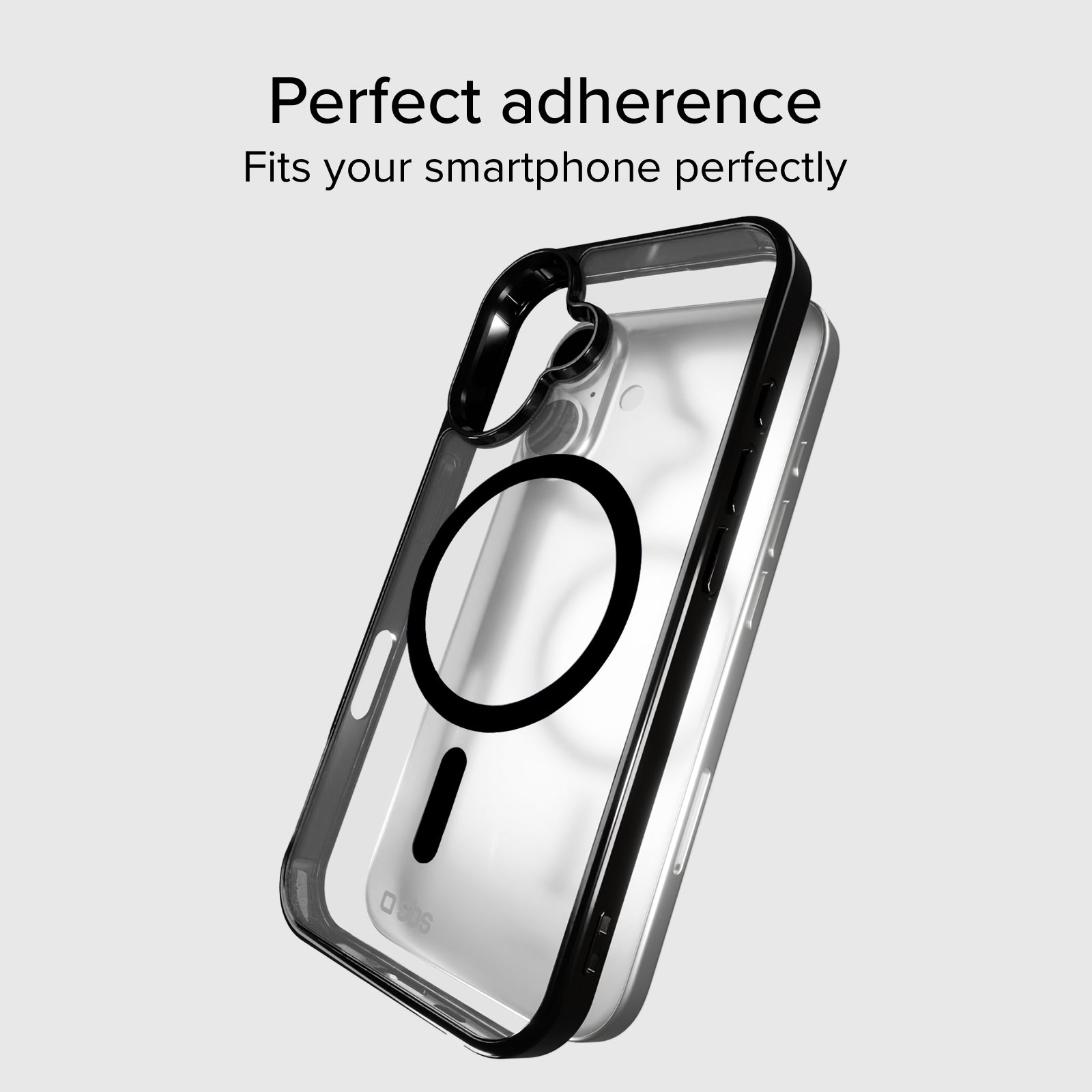 Cover for iPhone 16 with coloured edges compatible with MagSafe charging