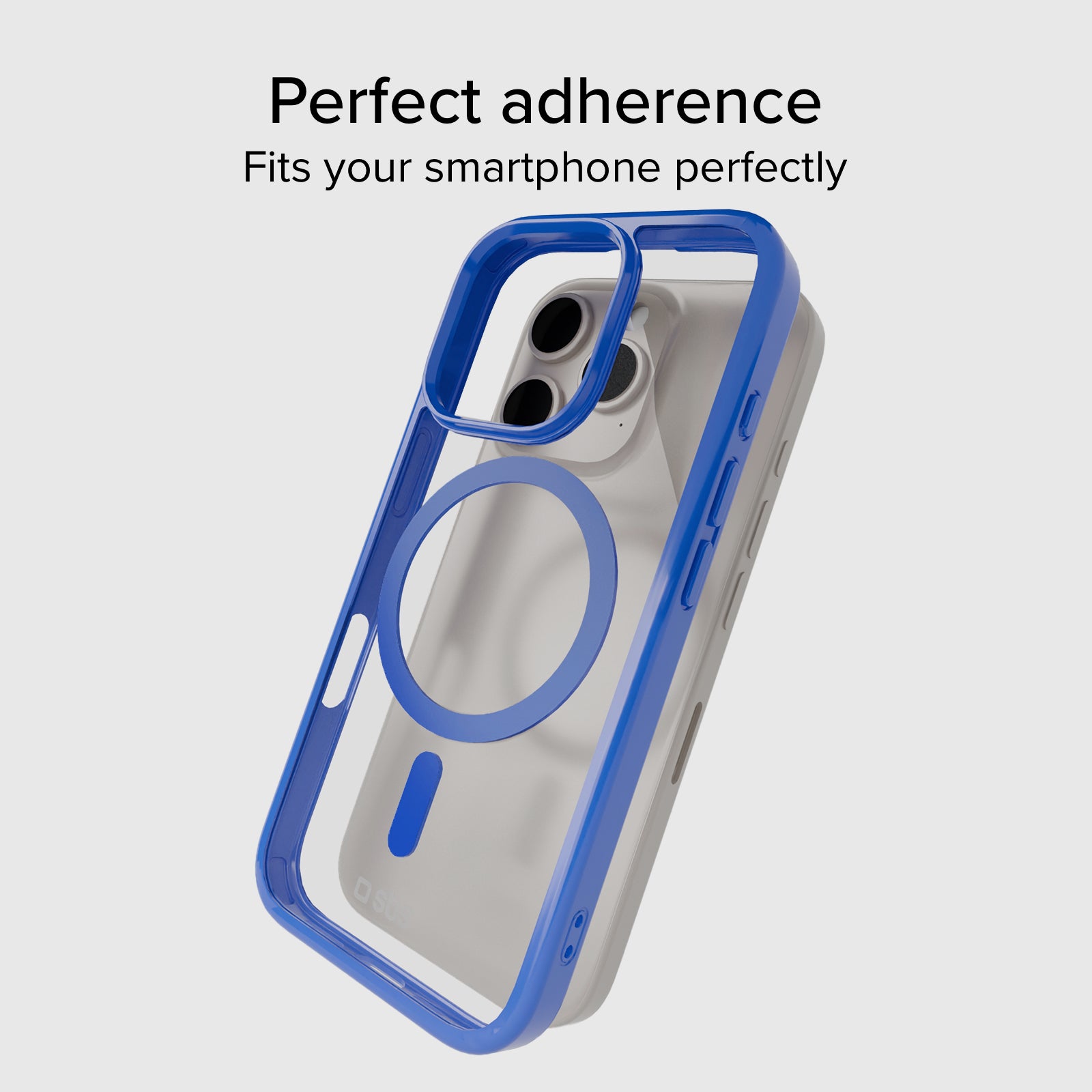 Cover for iPhone 16 Pro with coloured edges compatible with MagSafe charging