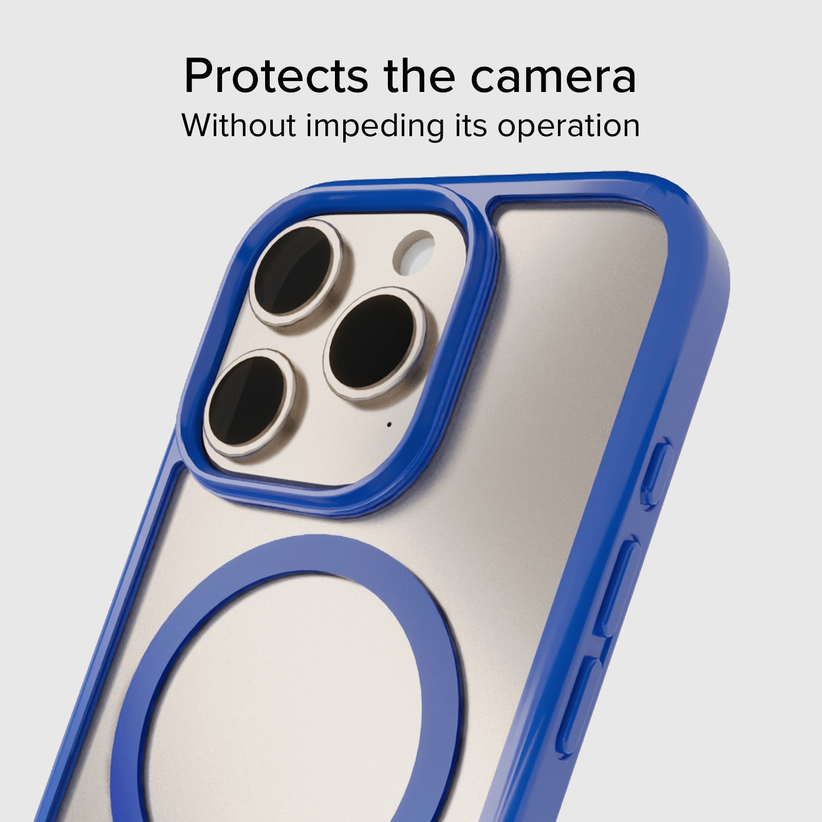 Cover for iPhone 16 Pro with coloured edges compatible with MagSafe charging