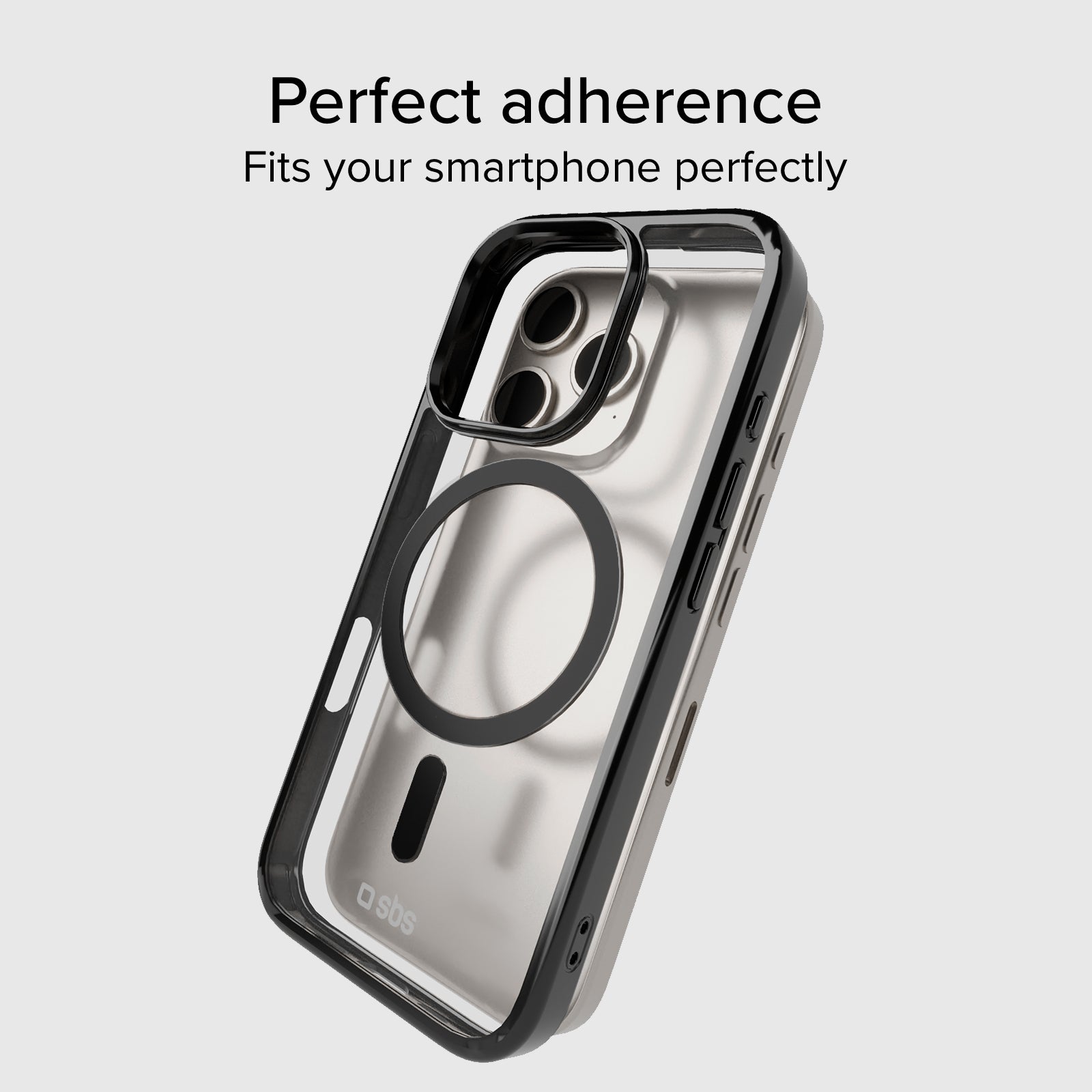 Cover for iPhone 16 Pro with coloured edges compatible with MagSafe charging
