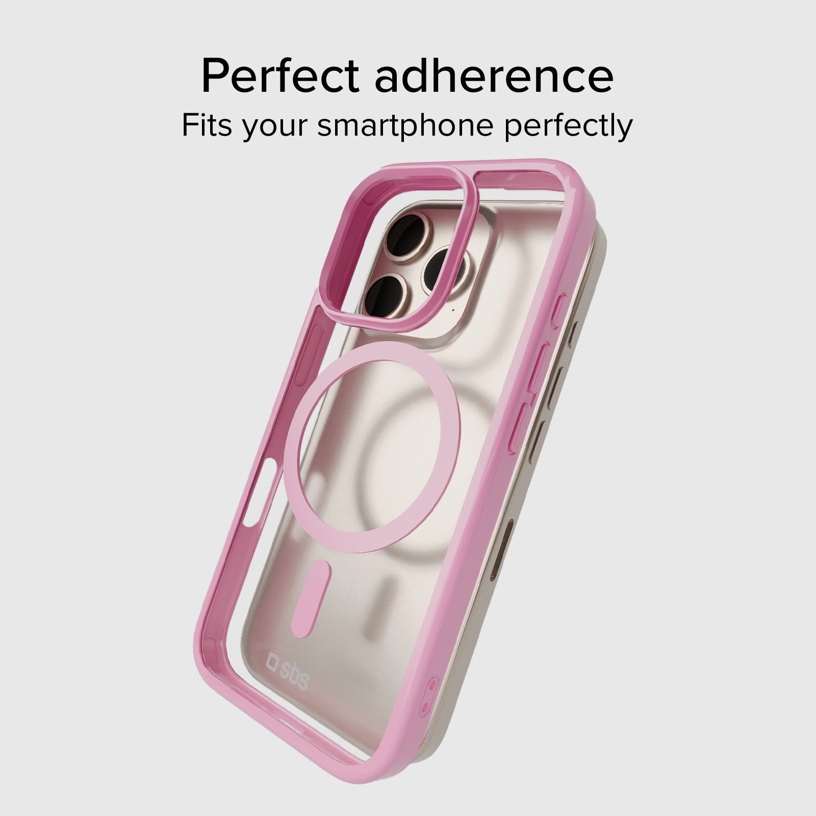 Cover for iPhone 16 Pro with coloured edges compatible with MagSafe charging