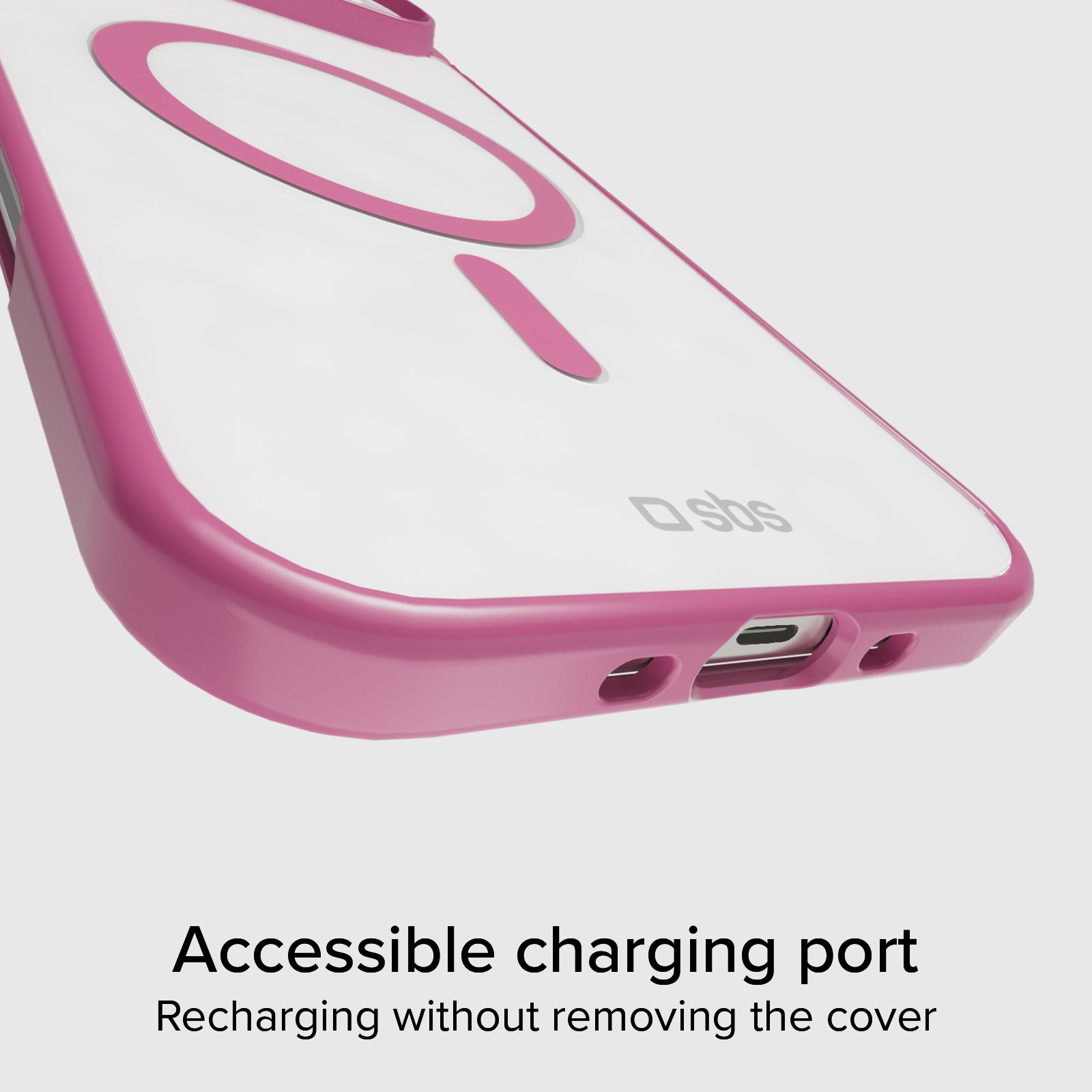 Cover for iPhone Air with coloured edges compatible with MagSafe charging