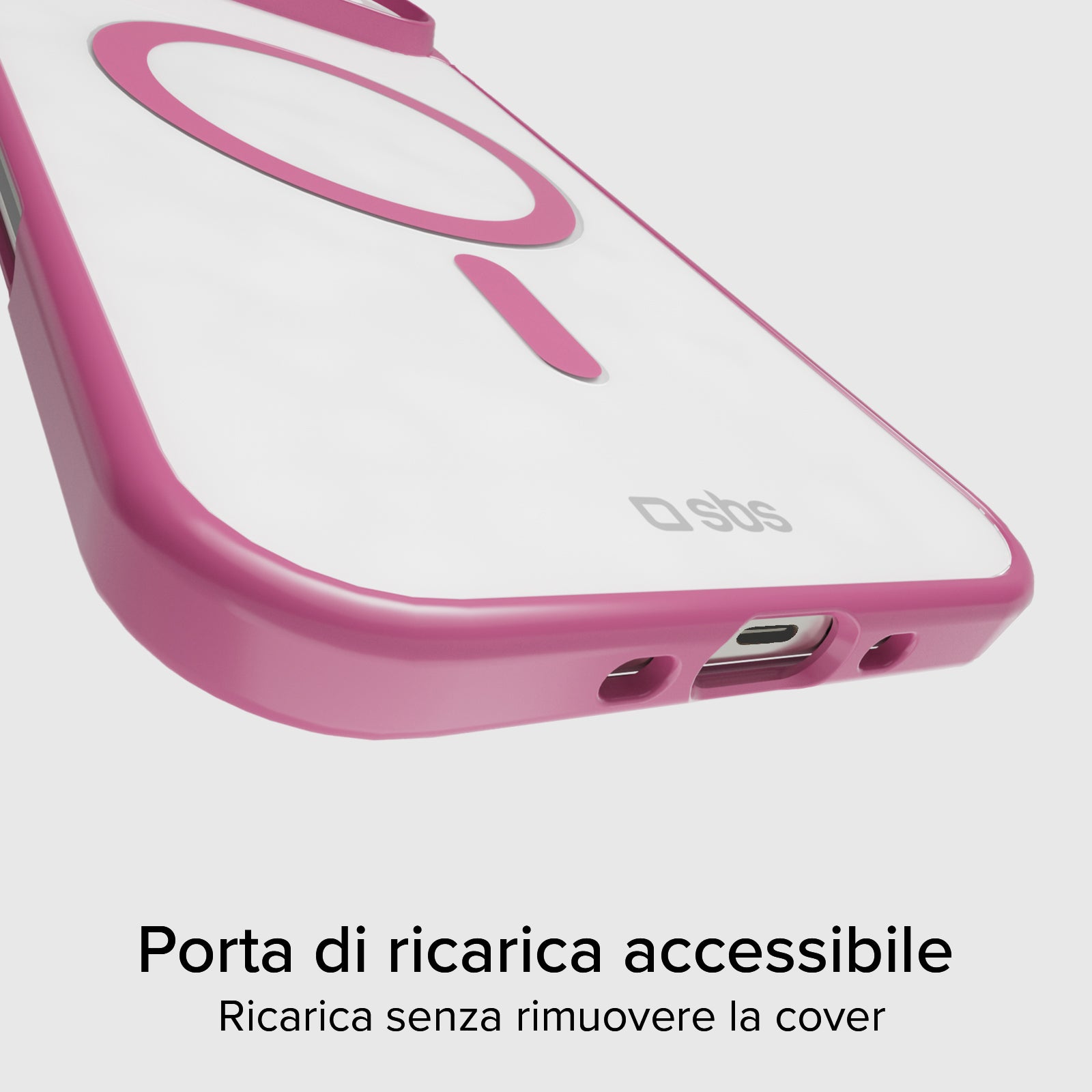 Case für iPhone Air mit farbigen Rändern, kompatibel mit MagSafe Aufladung