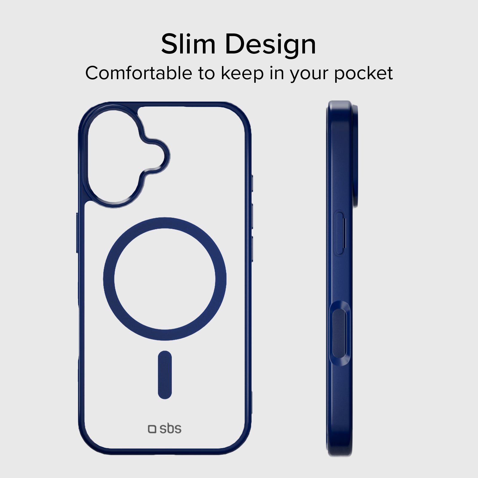 Cover per iPhone 17 con bordi colorati compatibile con ricarica MagSafe