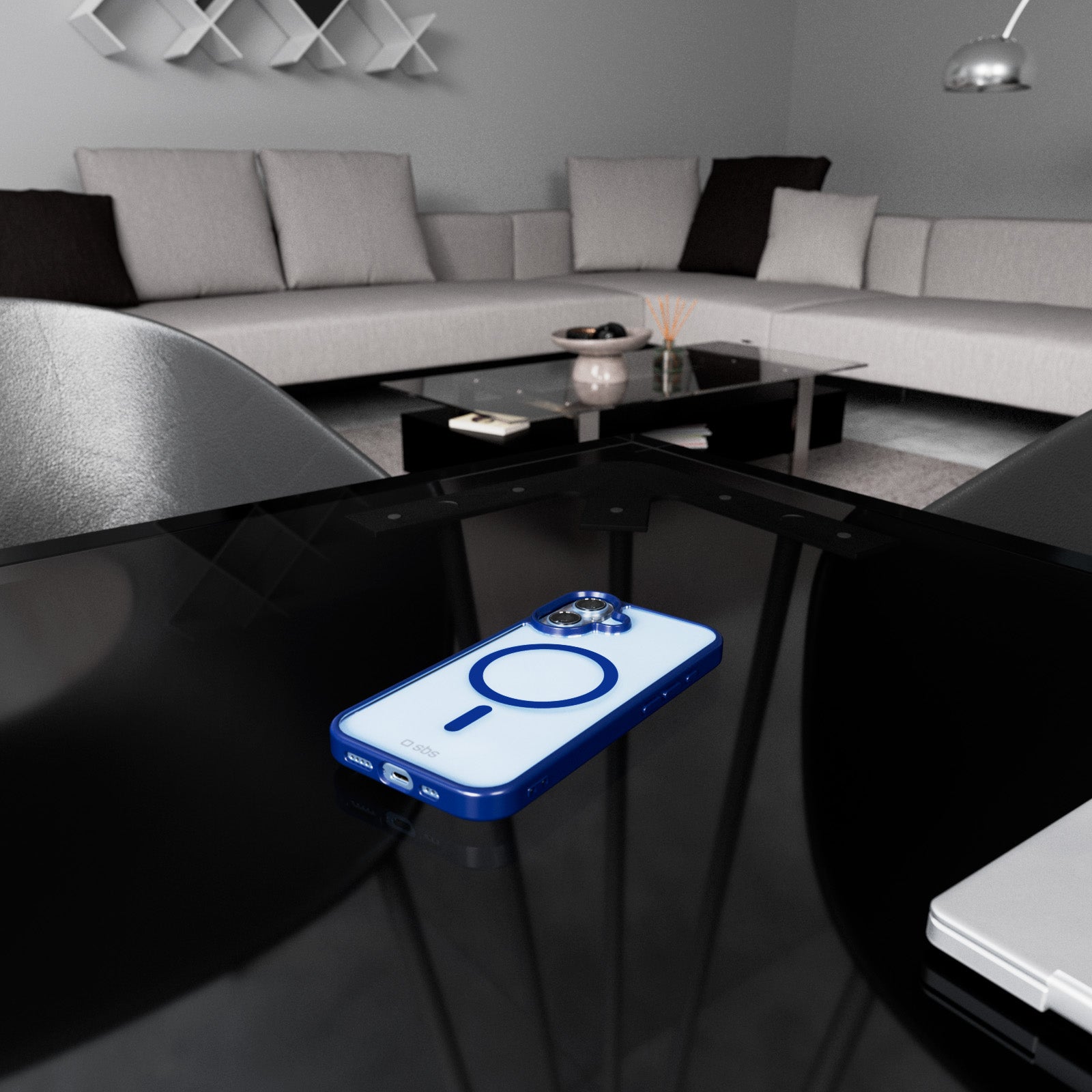 Case für iPhone 17 mit farbigen Rändern, kompatibel mit MagSafe Aufladung