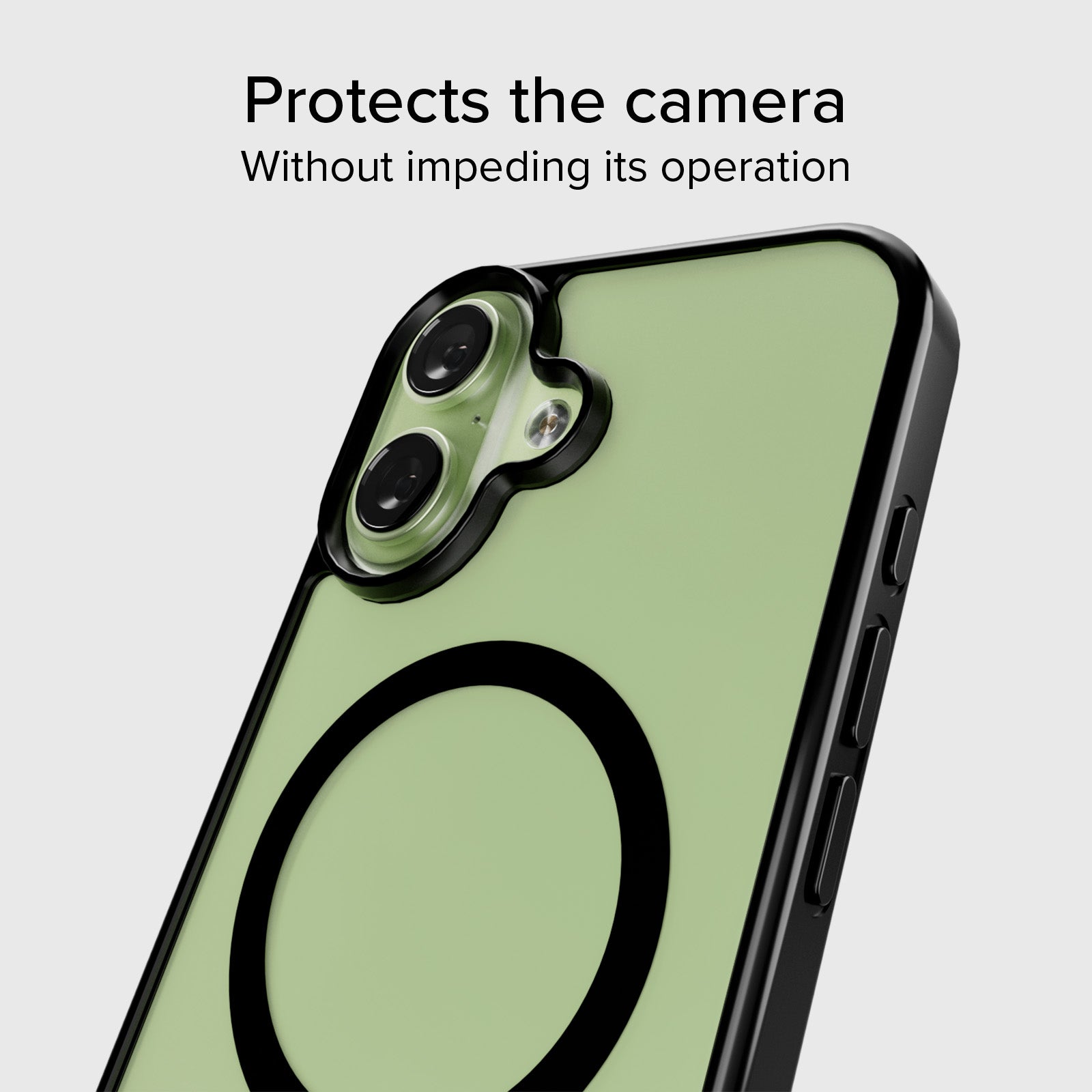 Case für iPhone 17 mit farbigen Rändern, kompatibel mit MagSafe Aufladung