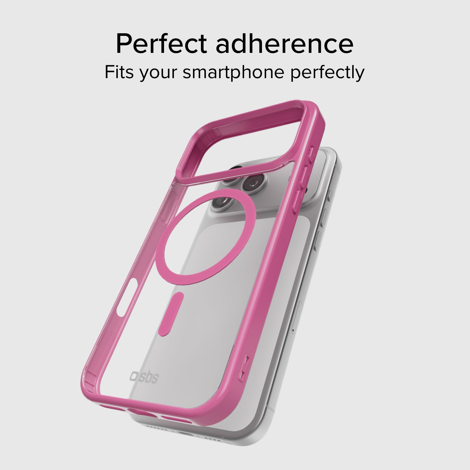 Case für iPhone 17 Pro mit farbigen Rändern, kompatibel mit MagSafe Aufladung