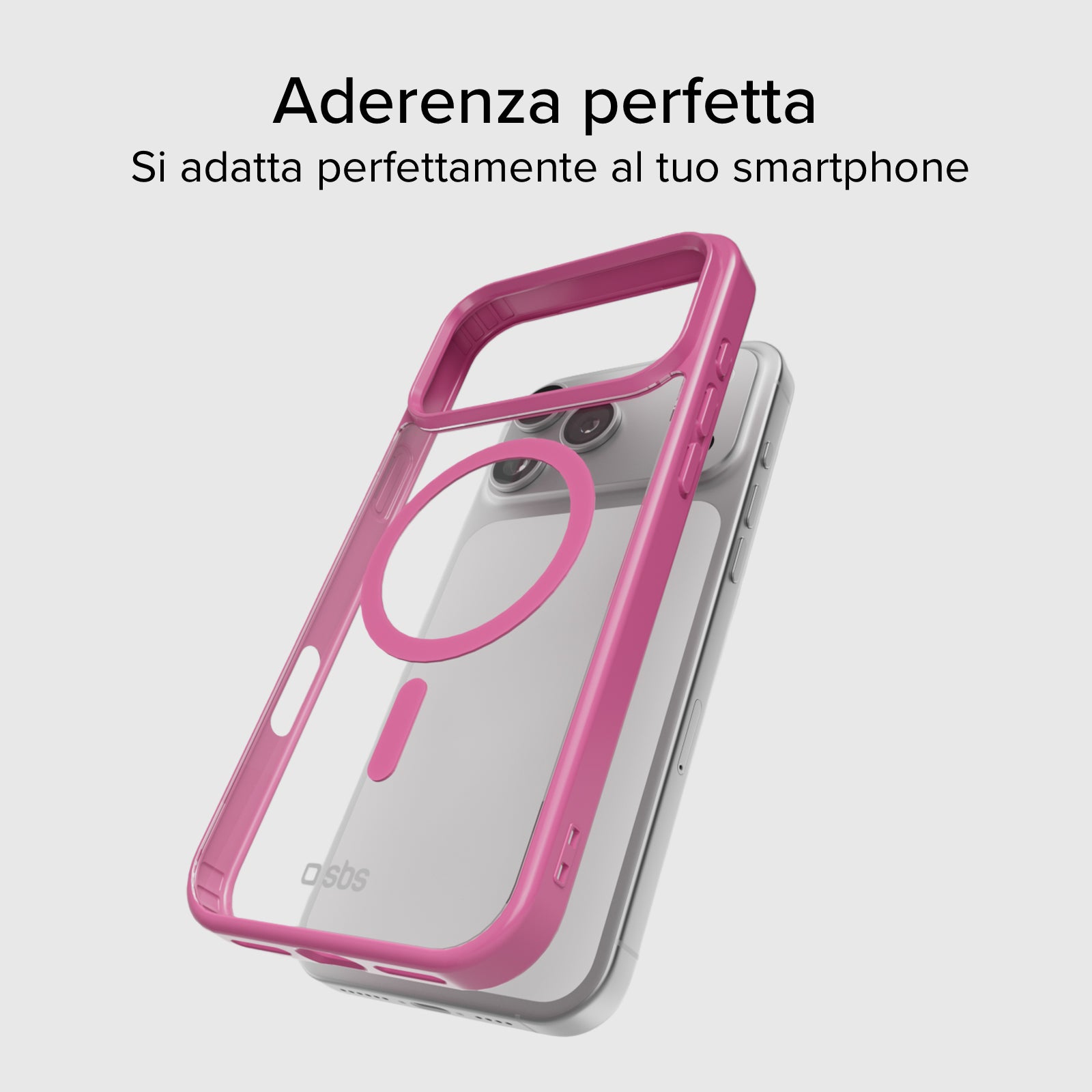 Case für iPhone 17 Pro mit farbigen Rändern, kompatibel mit MagSafe Aufladung