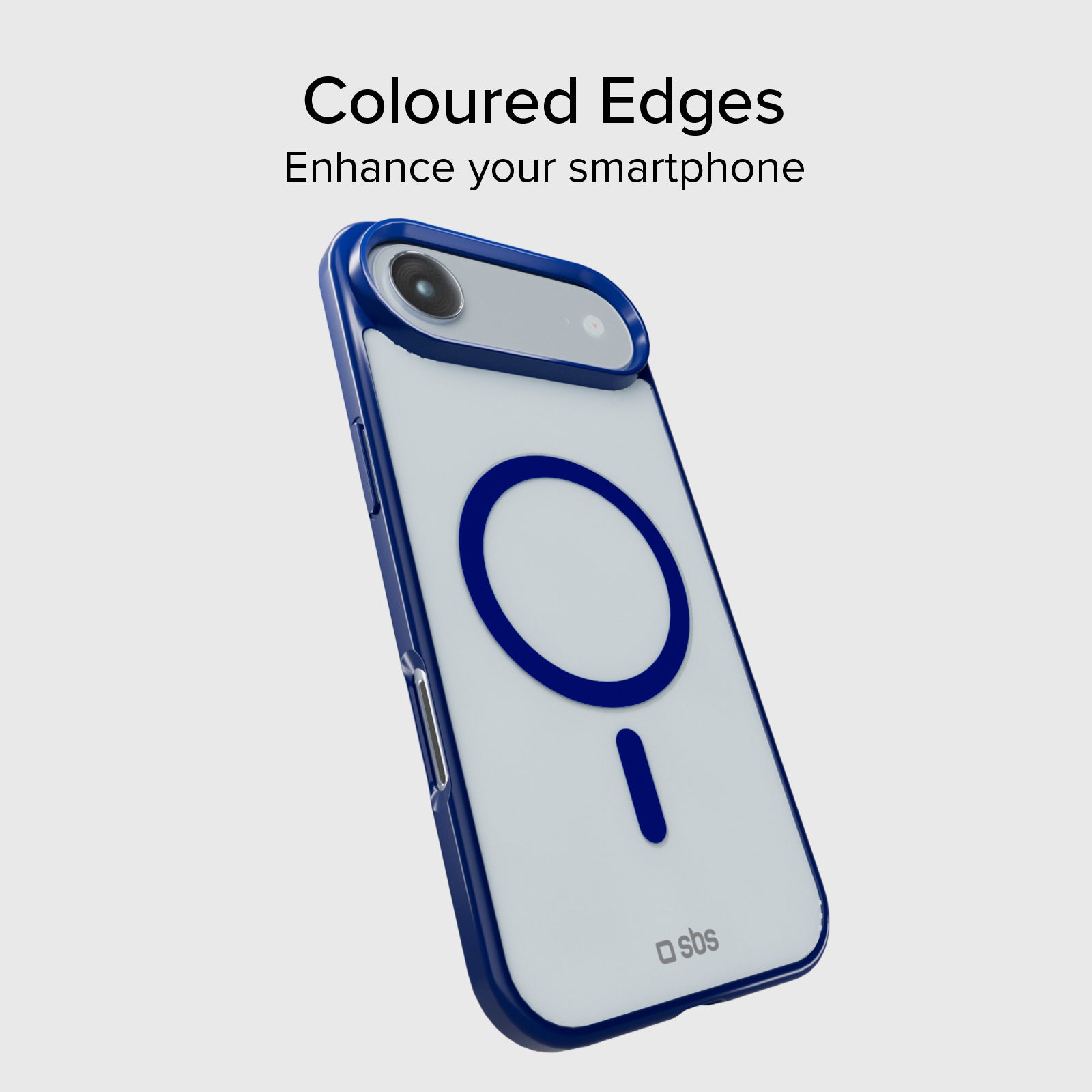 Cover for iPhone Air with coloured edges compatible with MagSafe charging