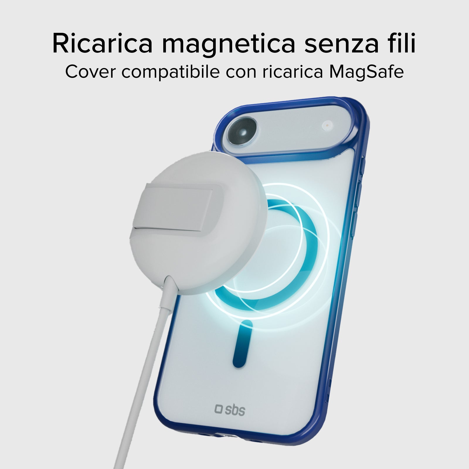 Cover for iPhone Air with coloured edges compatible with MagSafe charging