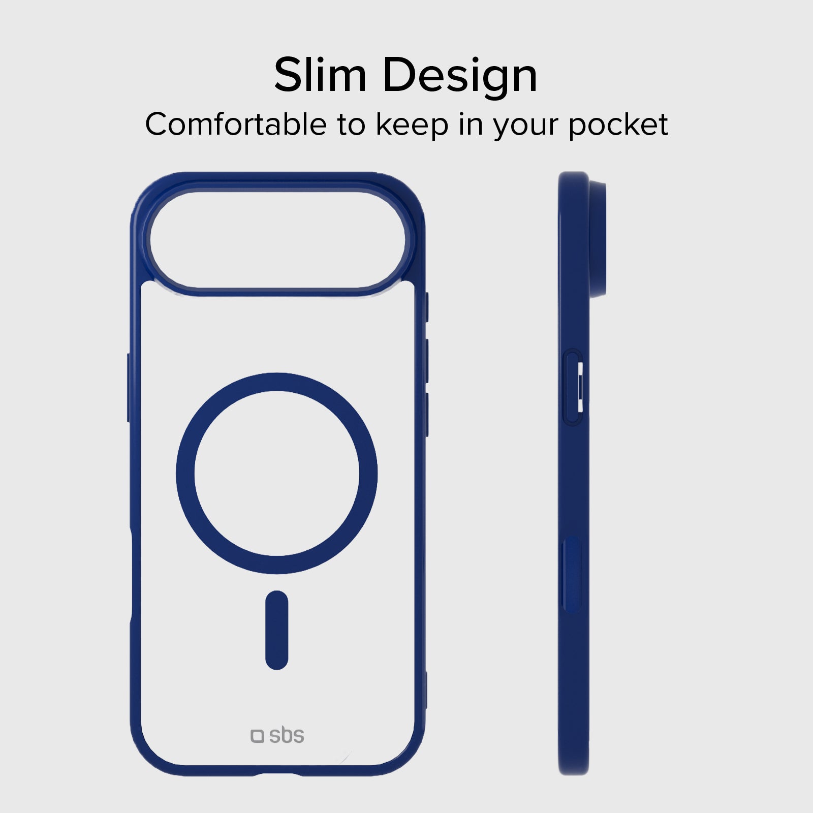 Cover per iPhone Air con bordi colorati compatibile con ricarica MagSafe