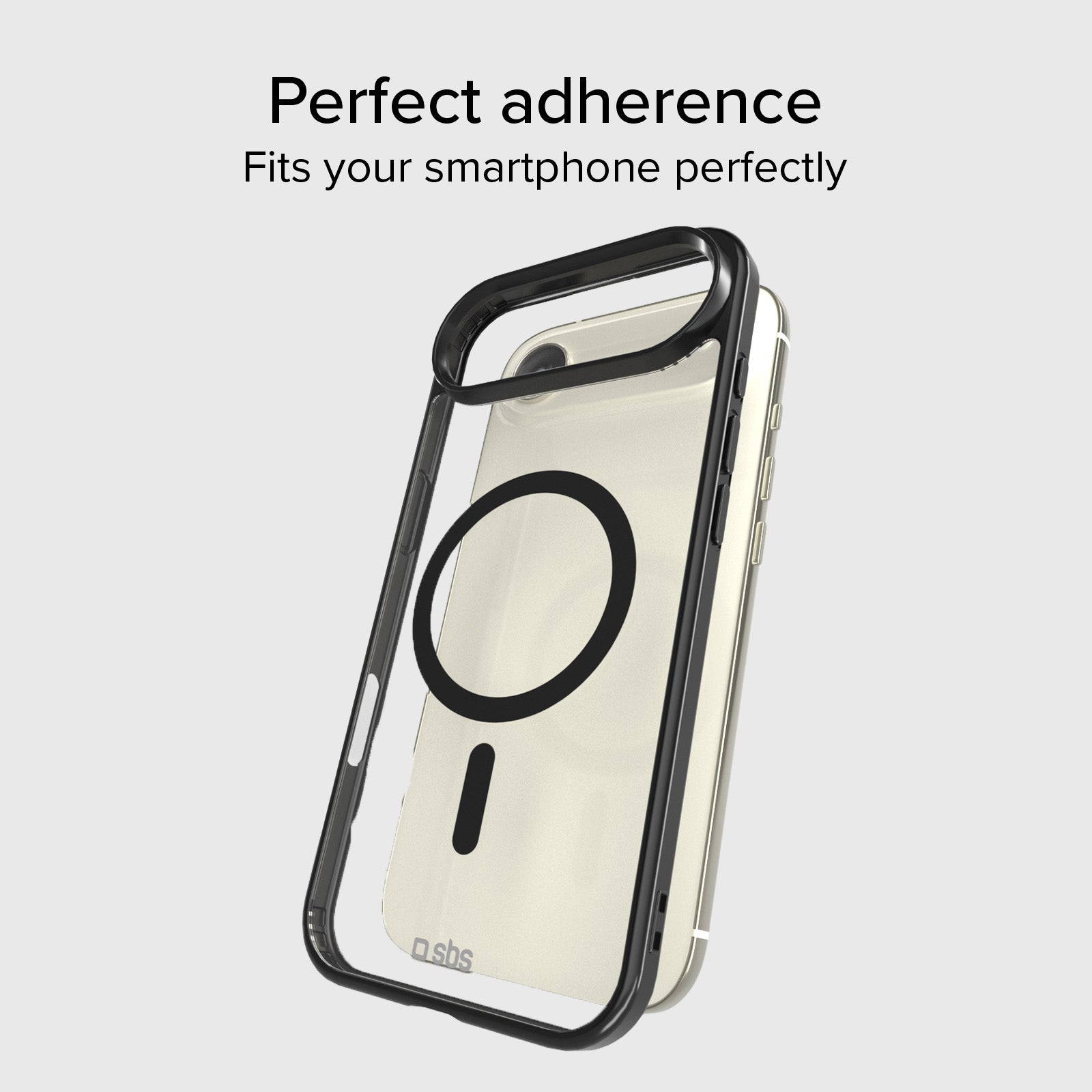 Cover per iPhone Air con bordi colorati compatibile con ricarica MagSafe