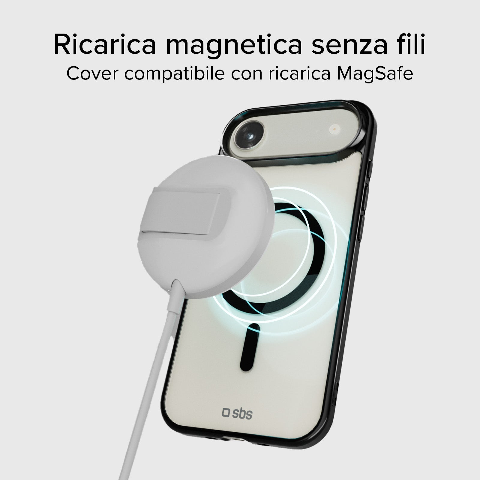 Cover for iPhone Air with coloured edges compatible with MagSafe charging