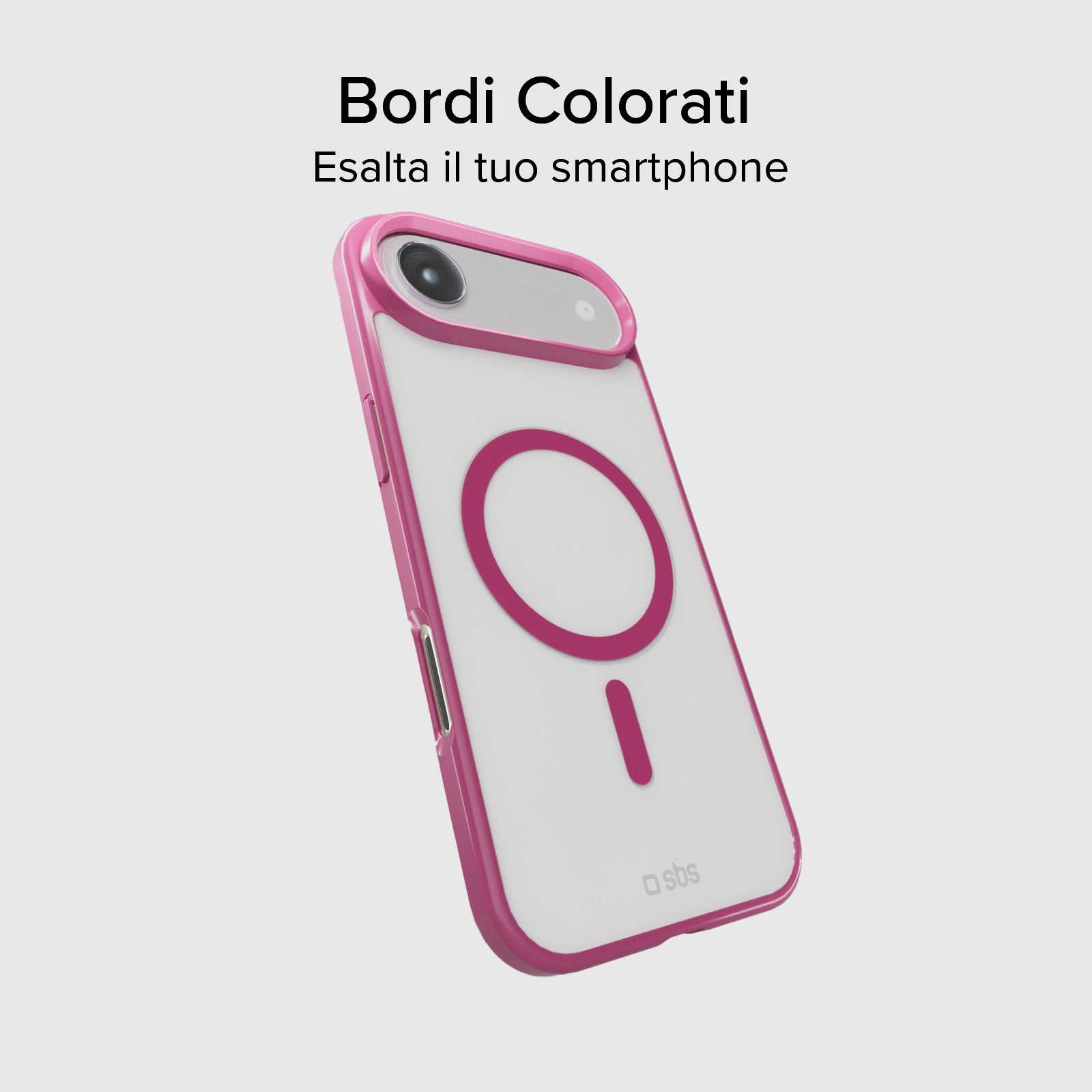 Cover for iPhone Air with coloured edges compatible with MagSafe charging