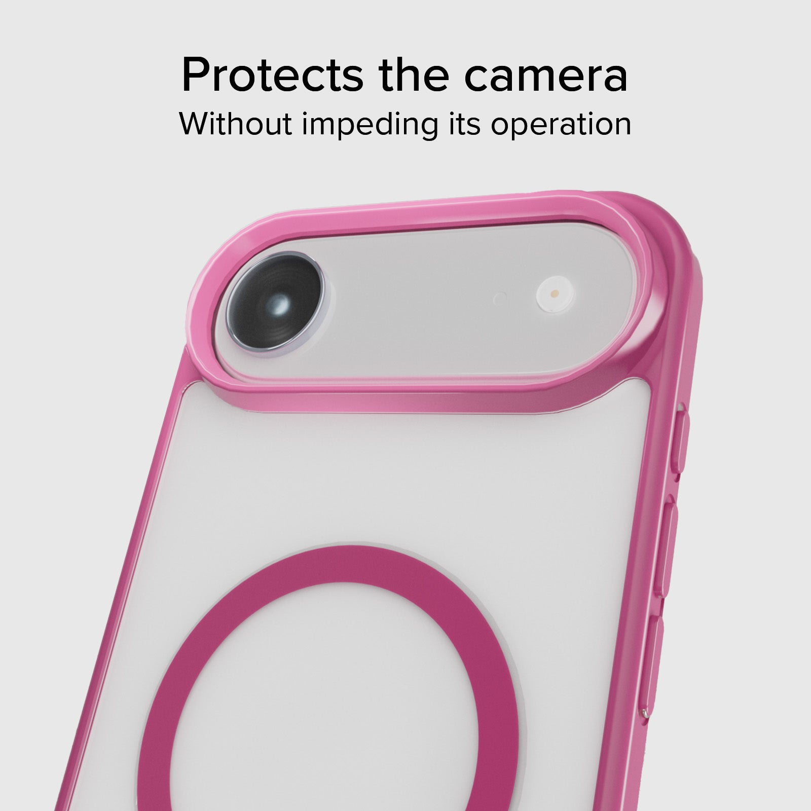 Cover per iPhone Air con bordi colorati compatibile con ricarica MagSafe