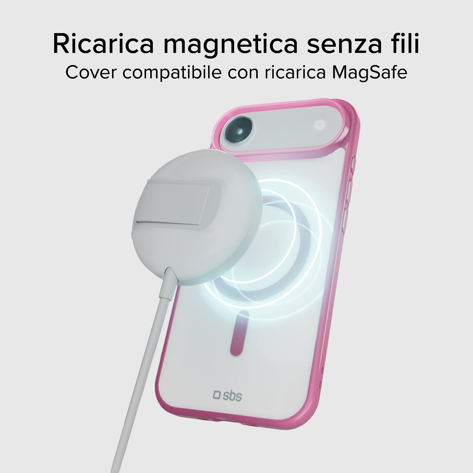 Case für iPhone Air mit farbigen Rändern, kompatibel mit MagSafe Aufladung