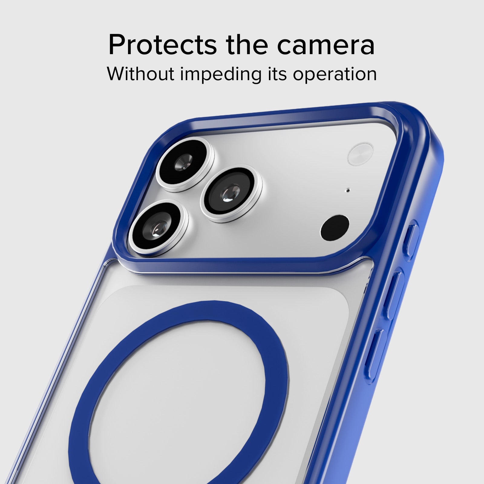 Case für iPhone 17 Pro Max mit farbigen Rändern, kompatibel mit MagSafe Aufladung