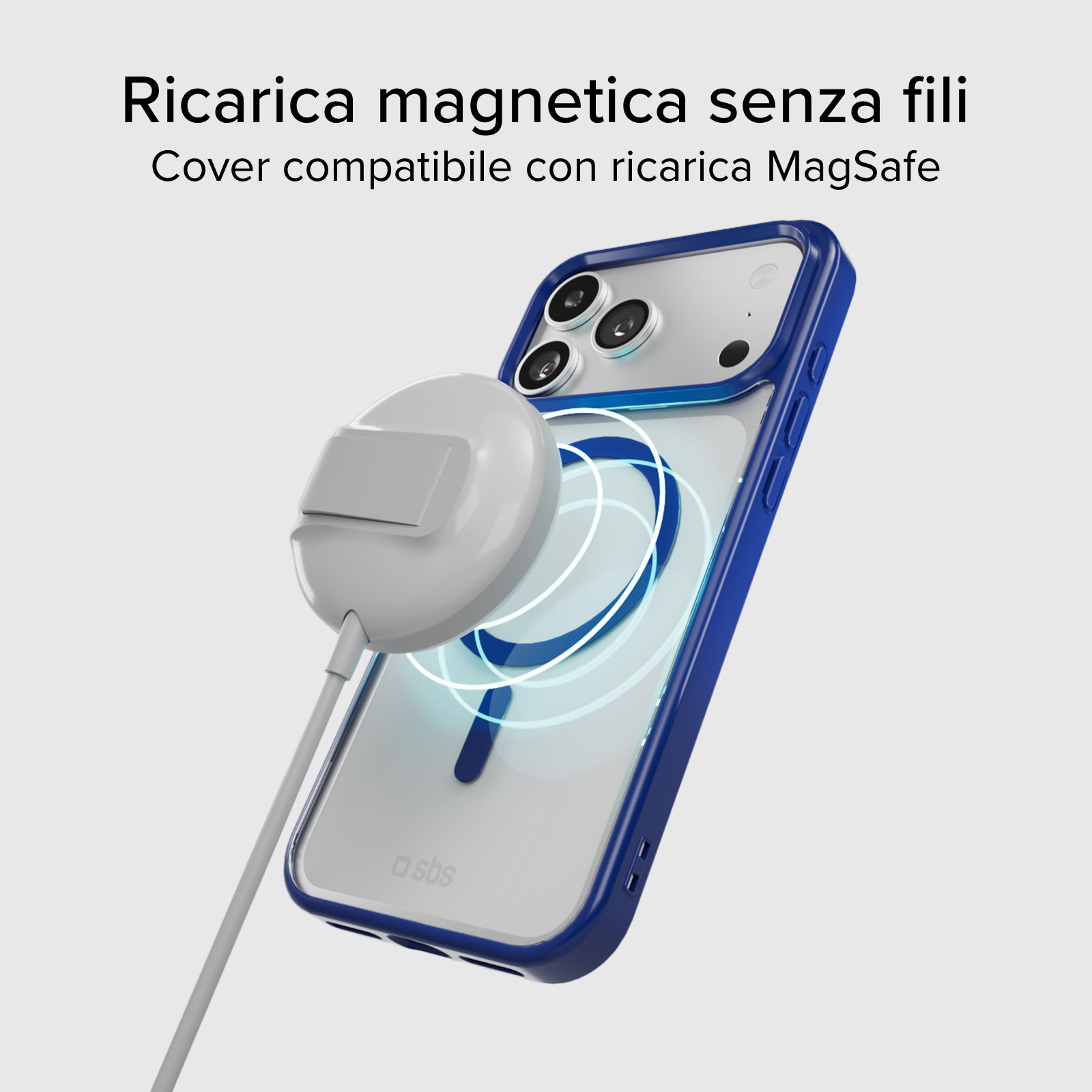 Case für iPhone 17 Pro Max mit farbigen Rändern, kompatibel mit MagSafe Aufladung