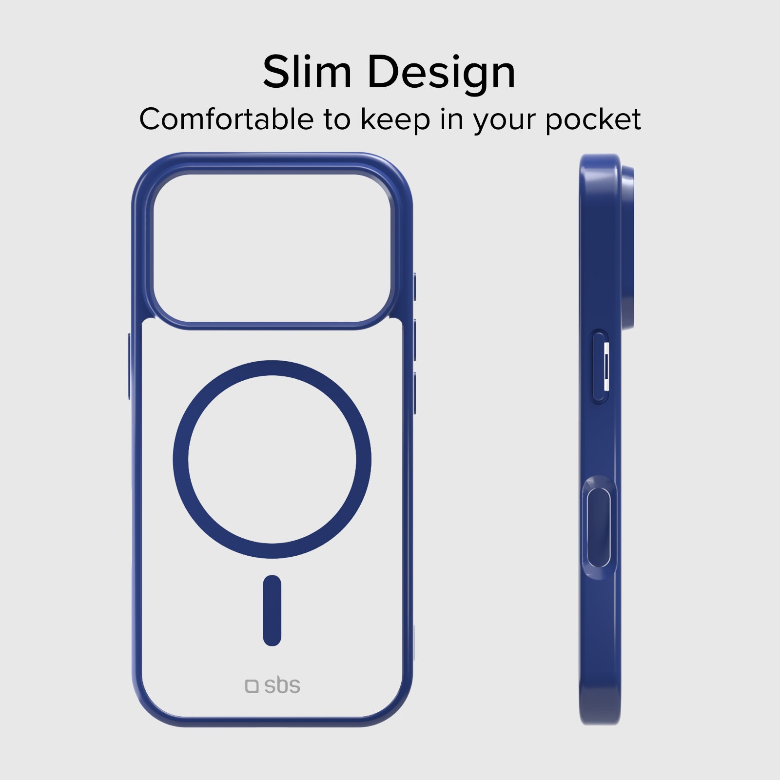 Case für iPhone 17 Pro Max mit farbigen Rändern, kompatibel mit MagSafe Aufladung