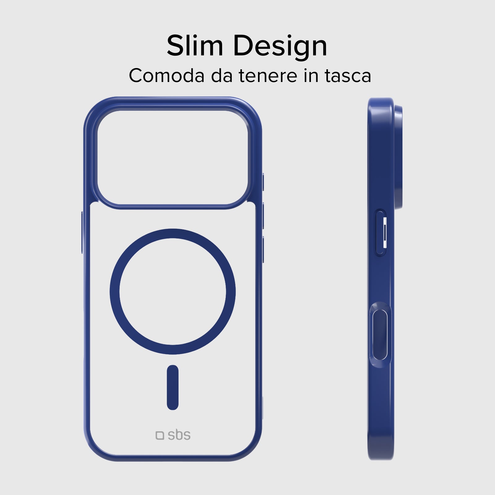 Case für iPhone 17 Pro Max mit farbigen Rändern, kompatibel mit MagSafe Aufladung