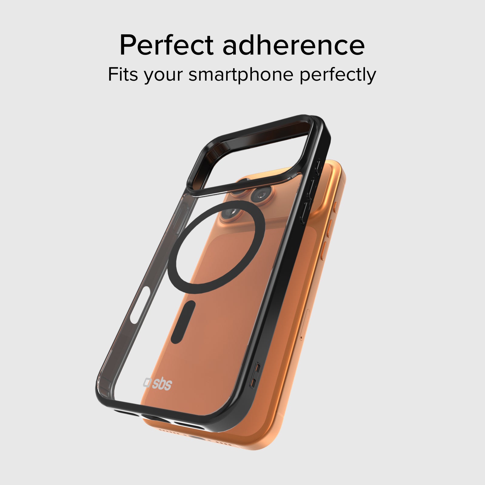 Case für iPhone 17 Pro Max mit farbigen Rändern, kompatibel mit MagSafe Aufladung