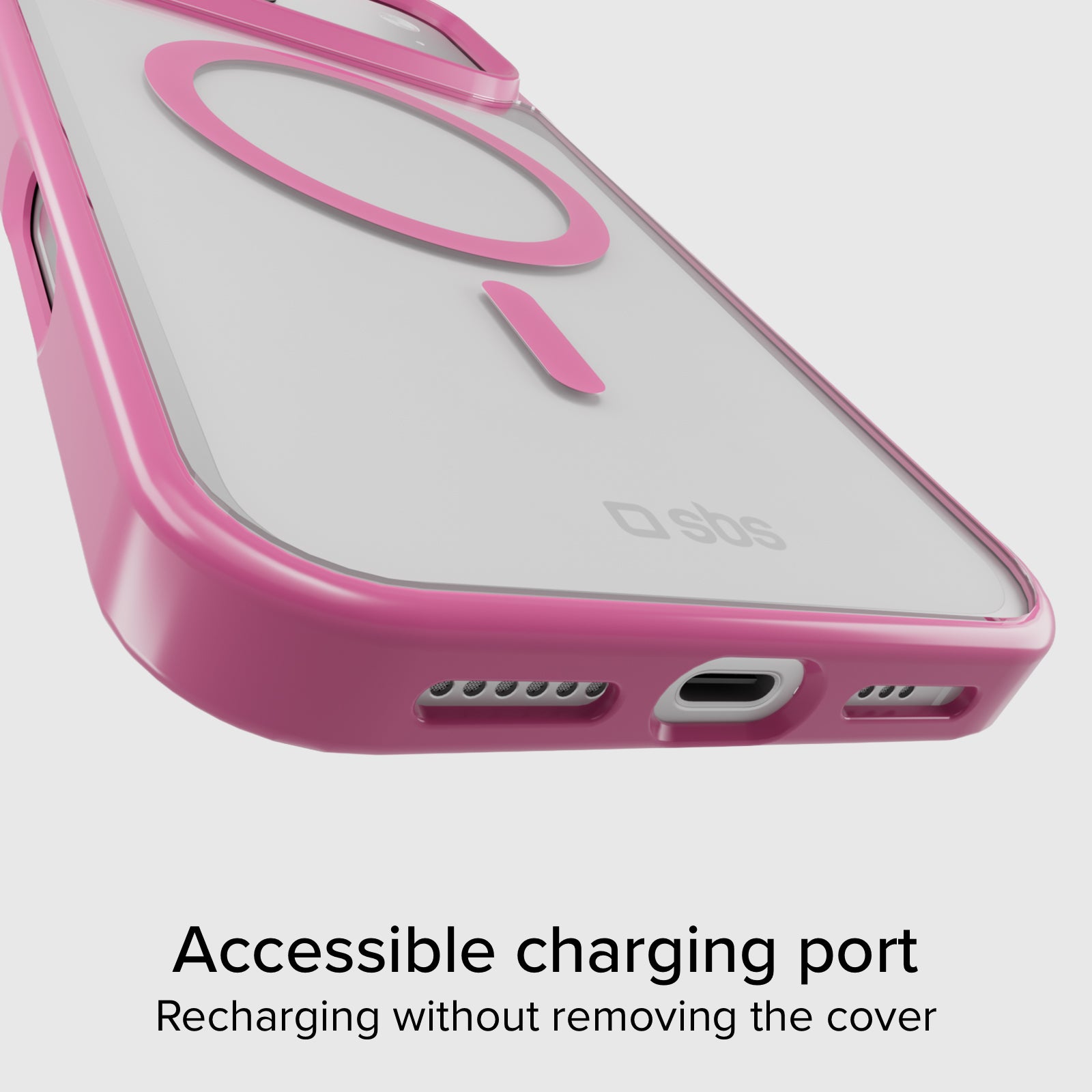 Case für iPhone 17 Pro Max mit farbigen Rändern, kompatibel mit MagSafe Aufladung