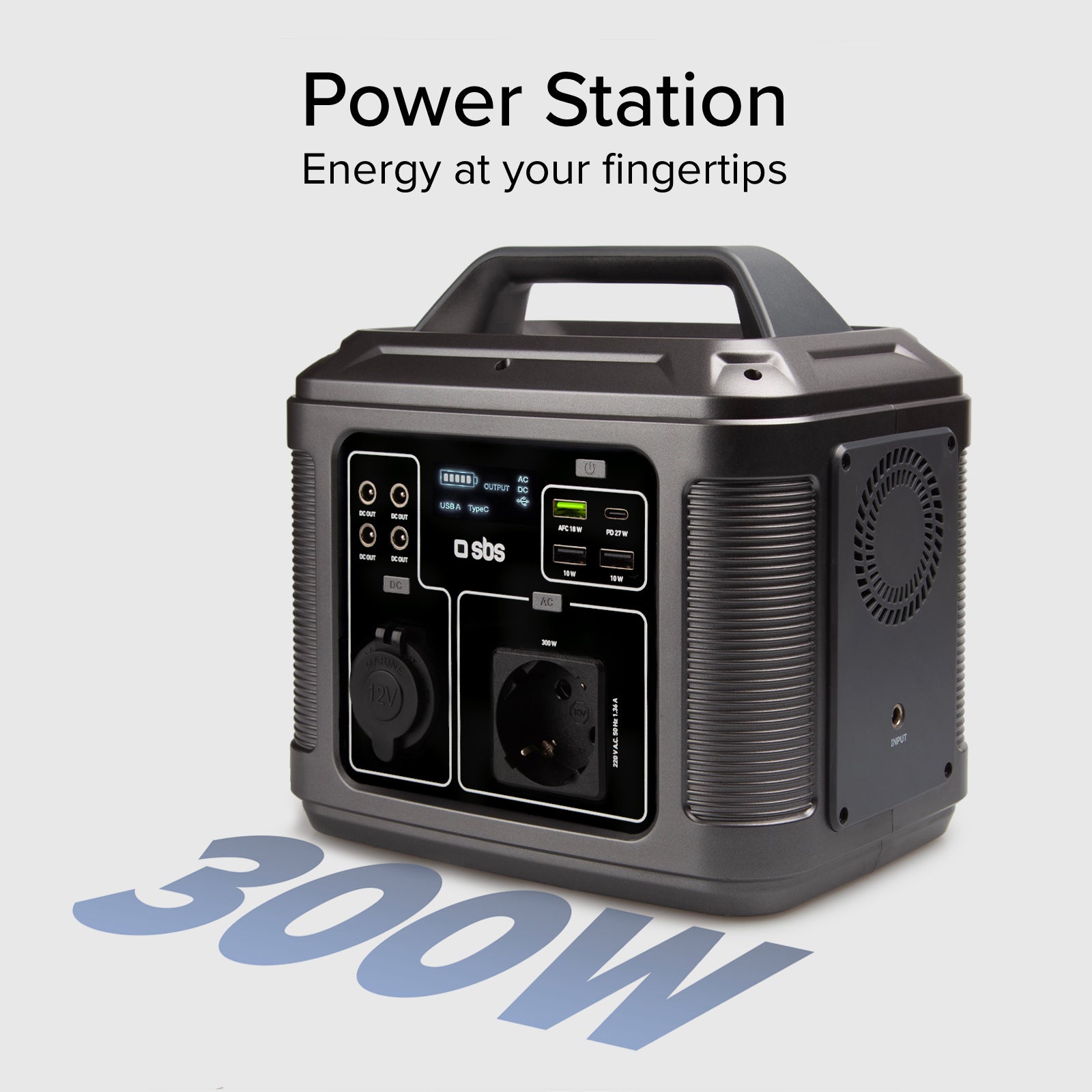 Station de recharge portable 64 000 mAh à 300 Watts de puissance